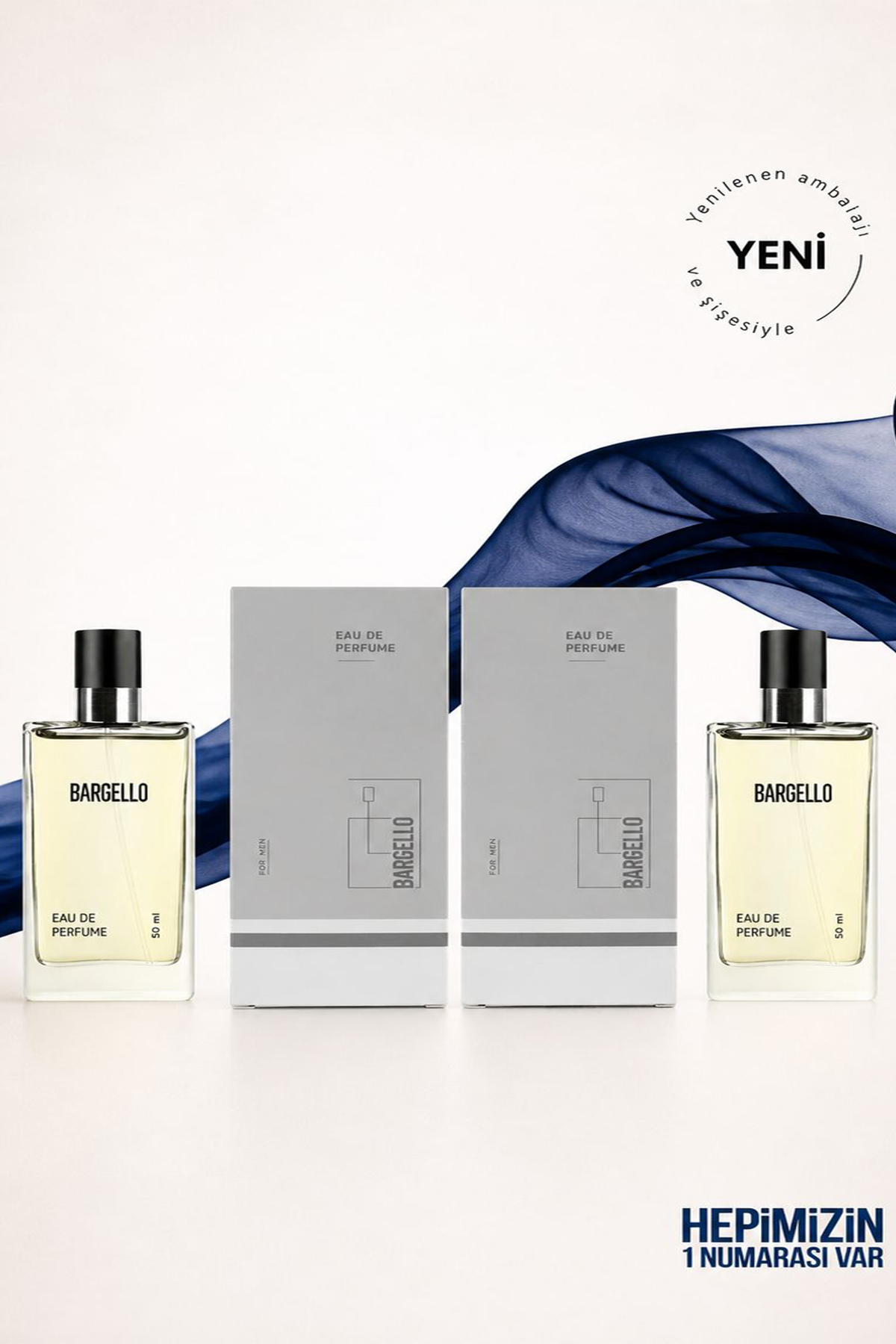 Bargello 648 Erkek Parfüm Edp Orıental ( 2 Adet ) 50 ml — 101 ML SET 01