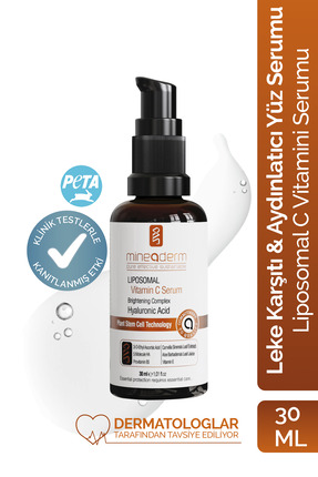 mineaderm Liposomal C Vitamini Serumu – Leke Karşıtı & Aydınlatıcı Yüz Serumu...