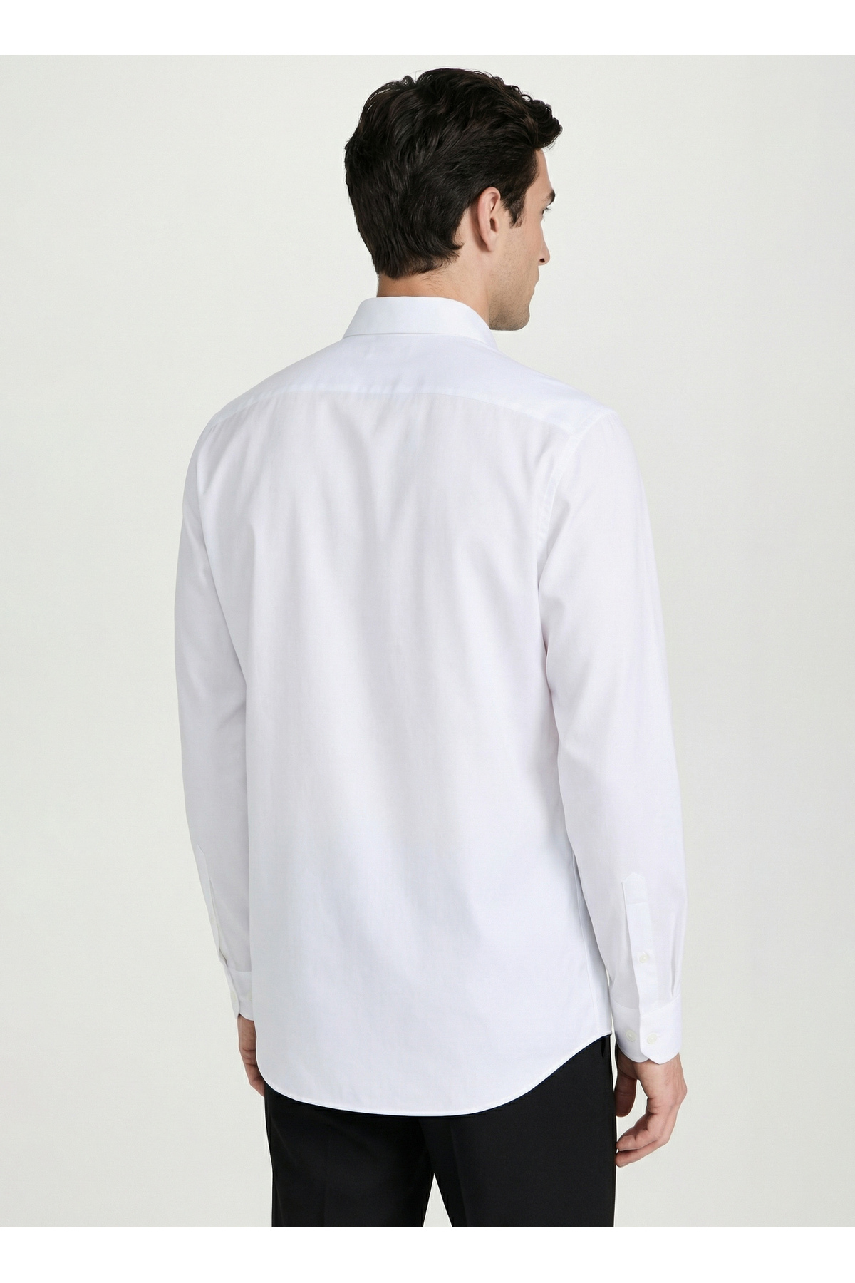 Fabrika Beyaz Erkek Slim Fit Gömlek MAYDOS 507 görsel 7