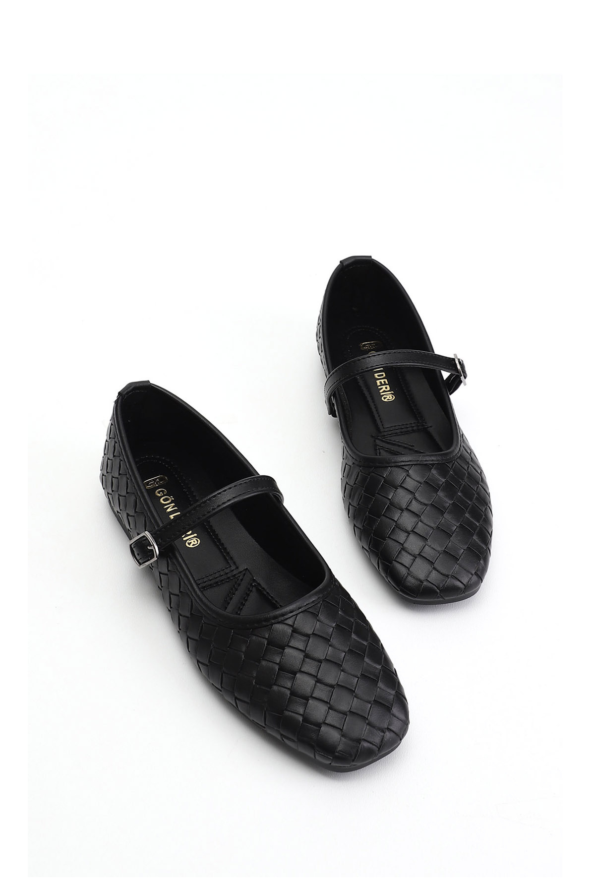 Women's Black Mary Jane Flats