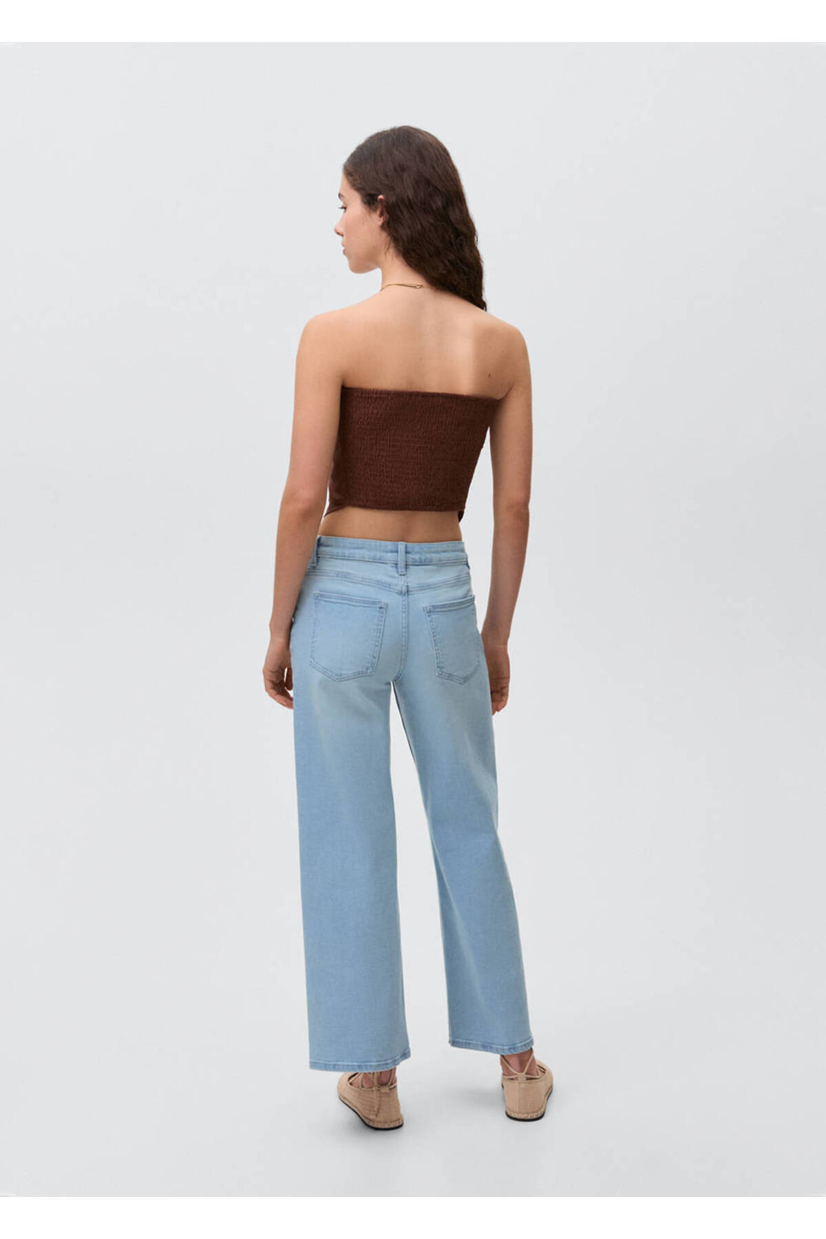 Mango Teen Culotte jean pantolon görsel 4