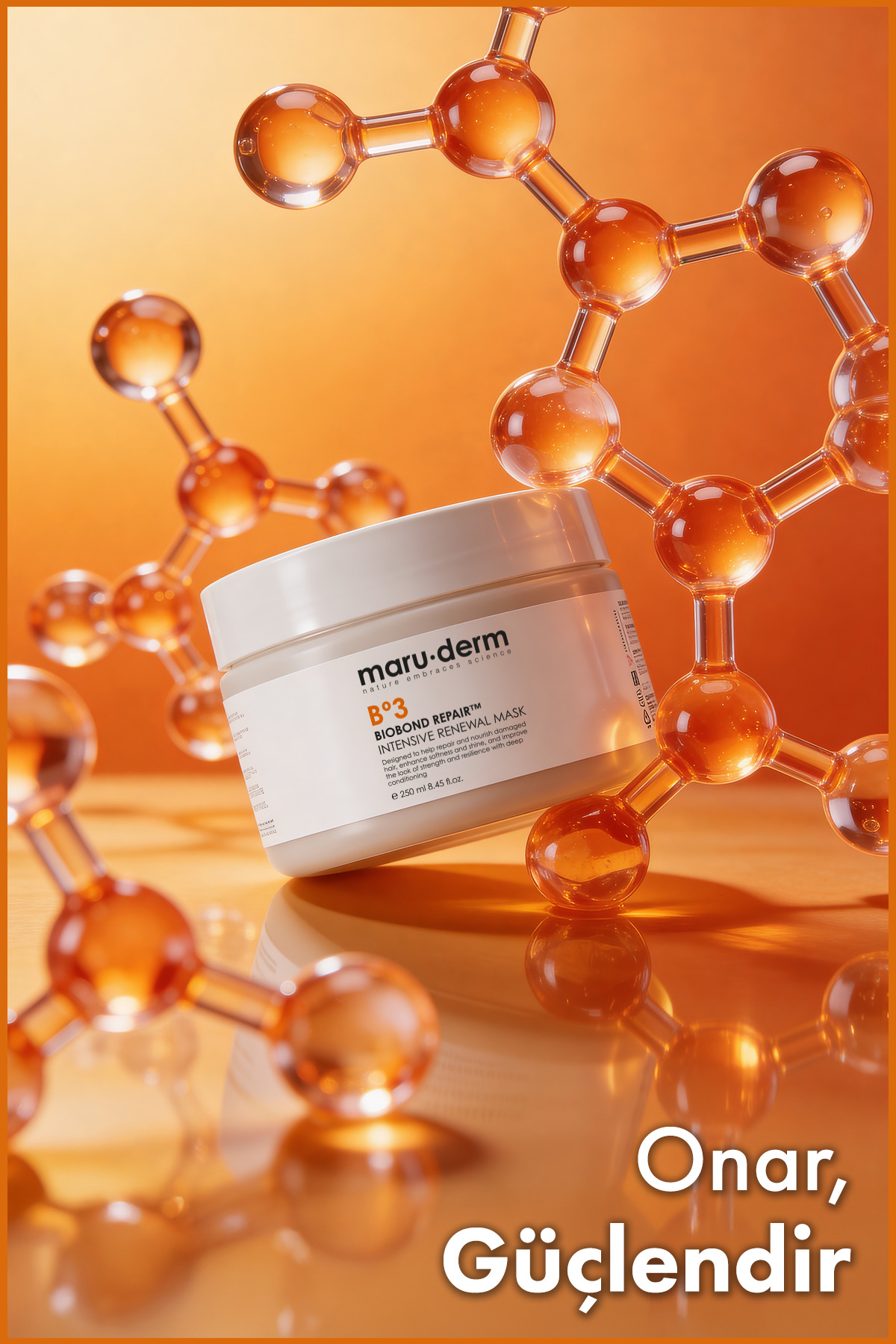 BioBond Repair™ Yoğun Onarıcı Saç Maskesi – Hasar Onarıcı Keratin & Bağ Güçlendirici 250 ML — 8683686506558 — تصویر 4 از 7
