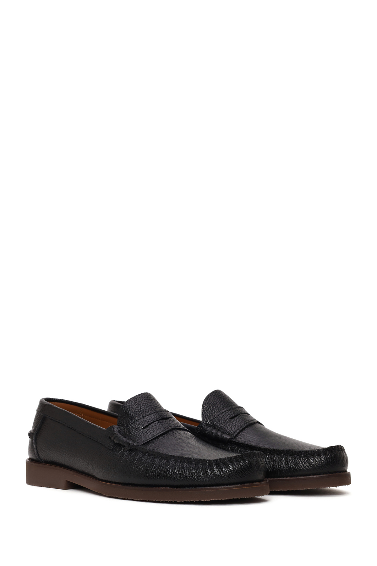Derimod Erkek Siyah Deri Casual Loafer 26SFD6033FT görsel 2