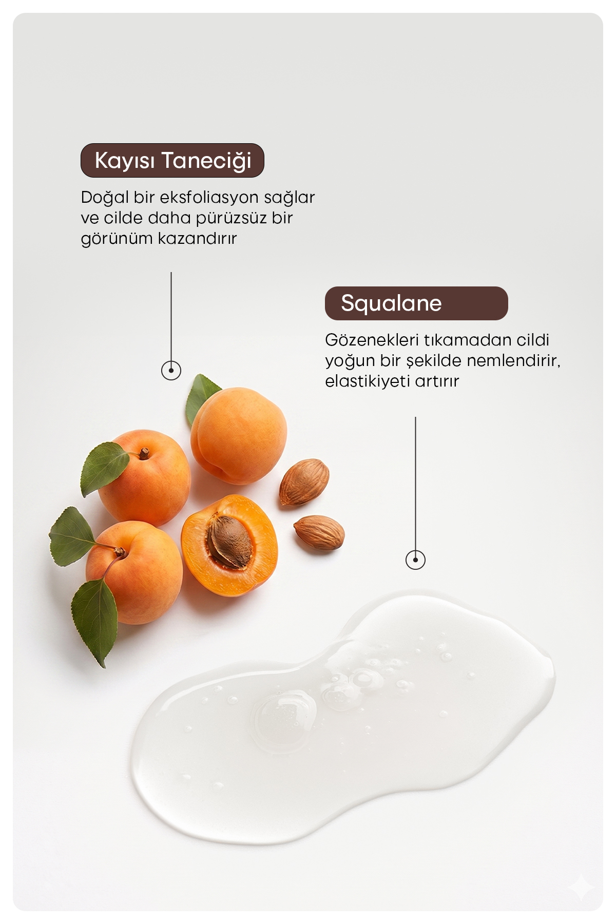 Scrub Cream Kayısı Çekirdeği Tanecikli Işıltı ve Nem Veren Vücut Peeling Kremi 200 gr — 8684790344289 — تصویر 3 از 5
