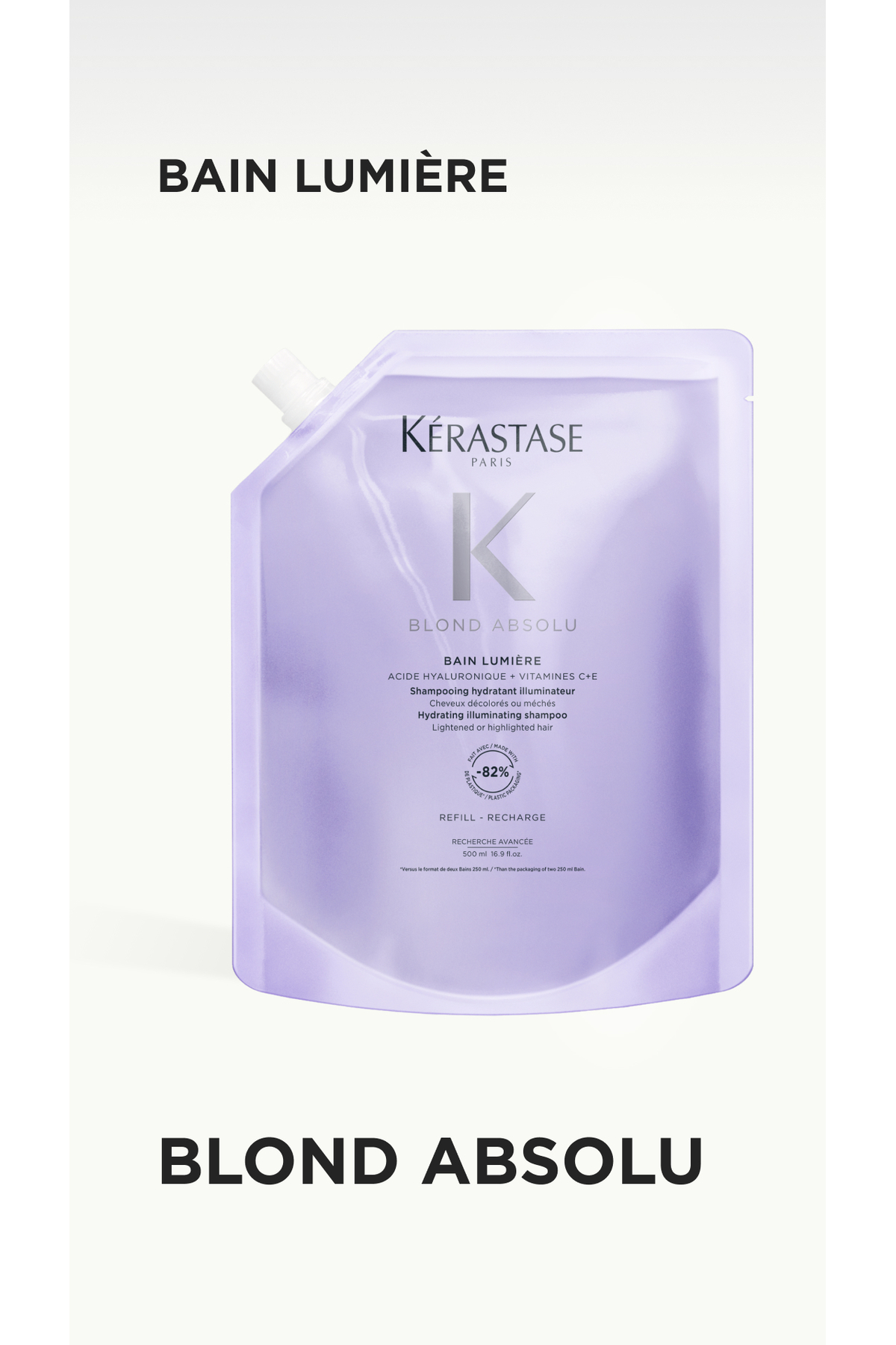 購入証明付Kérastase Blond Absolu Bain Lumière Kerastase Blond Absolu Bain Lumiere Işlem Görmüş Sarı Saçlar Için