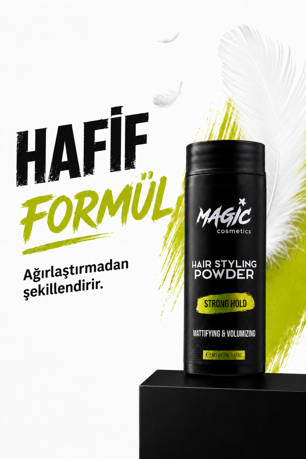 Şekillendirici Saç Pudrası Toz Wax 20g | Güçlü Tutuş Hacim Veren Matlaştırıcı Pudra Wax Powder Wax — Magic Powder — تصویر 8 از 8