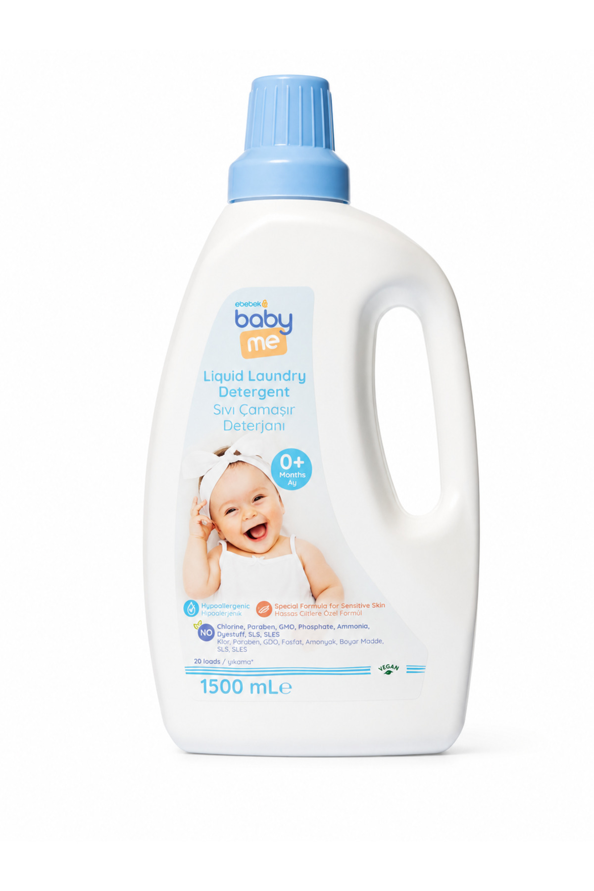 Baby&Me Baby Me Sıvı Bebek Çamaşır Deterjanı 1500 ml