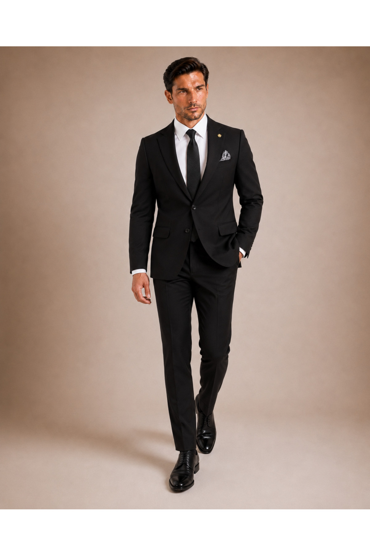 The Tailor Classics Erkek Klasik Takım Elbise - Erkek Pantolon Ceket - Dikiş Detaylı Çift Yırtmaçlı Takım Elbise görsel 5