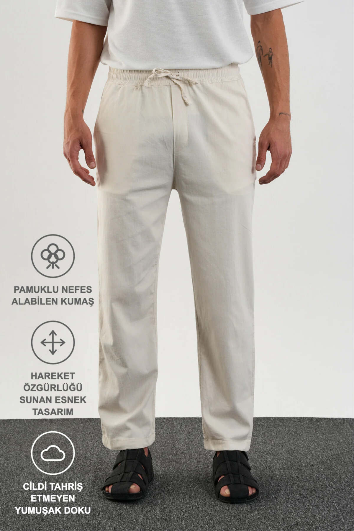 Redline Karalyan Erkek Comfort Fit Rahat Kesim Pamuklu Pantolon