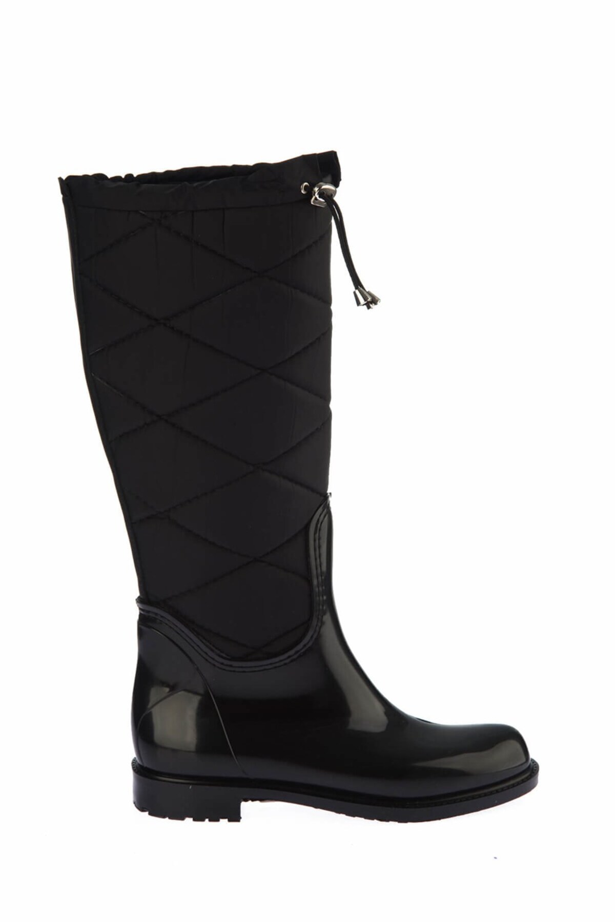 Fox Shoes E476051504 Siyah Kadın Yağmur Çizmesi görsel 3