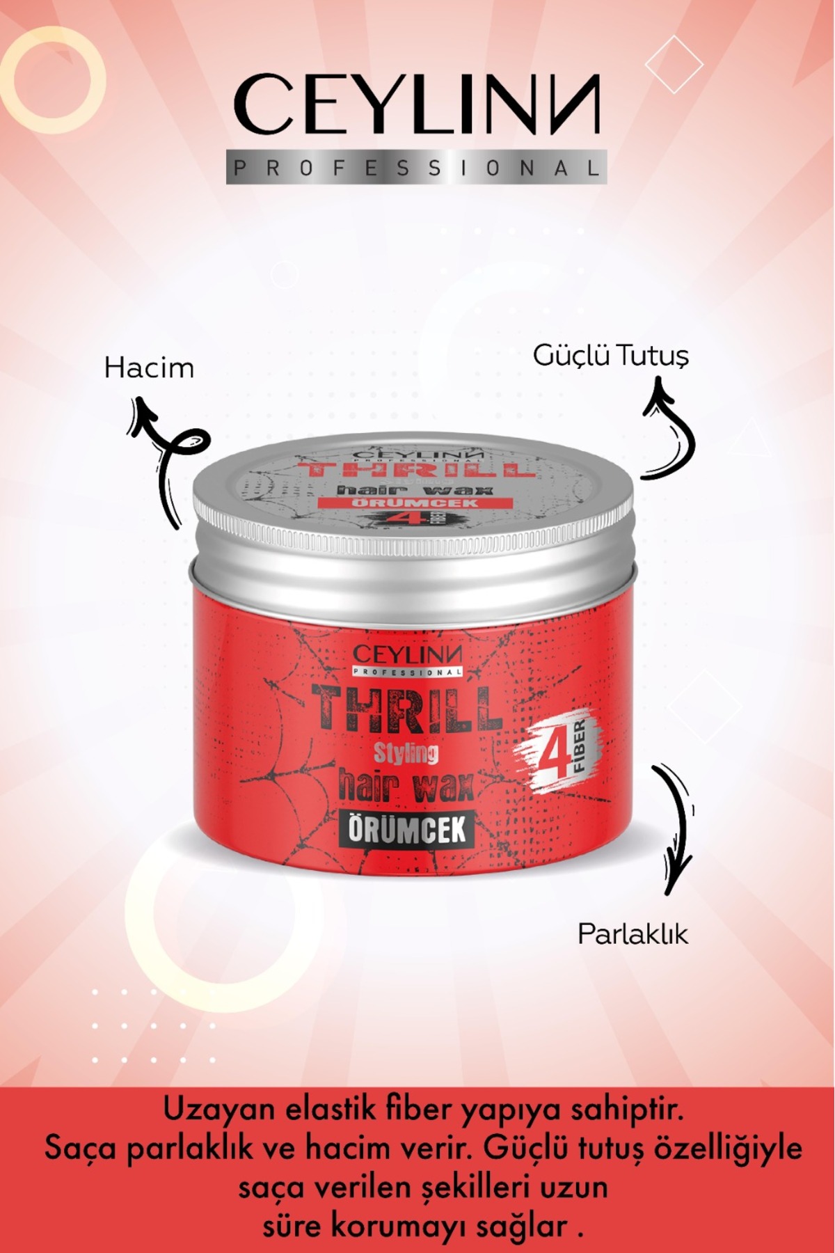 Şekillendirici Thrill Örümcek Wax 150 ml — 8691988007529 — تصویر 4 از 5