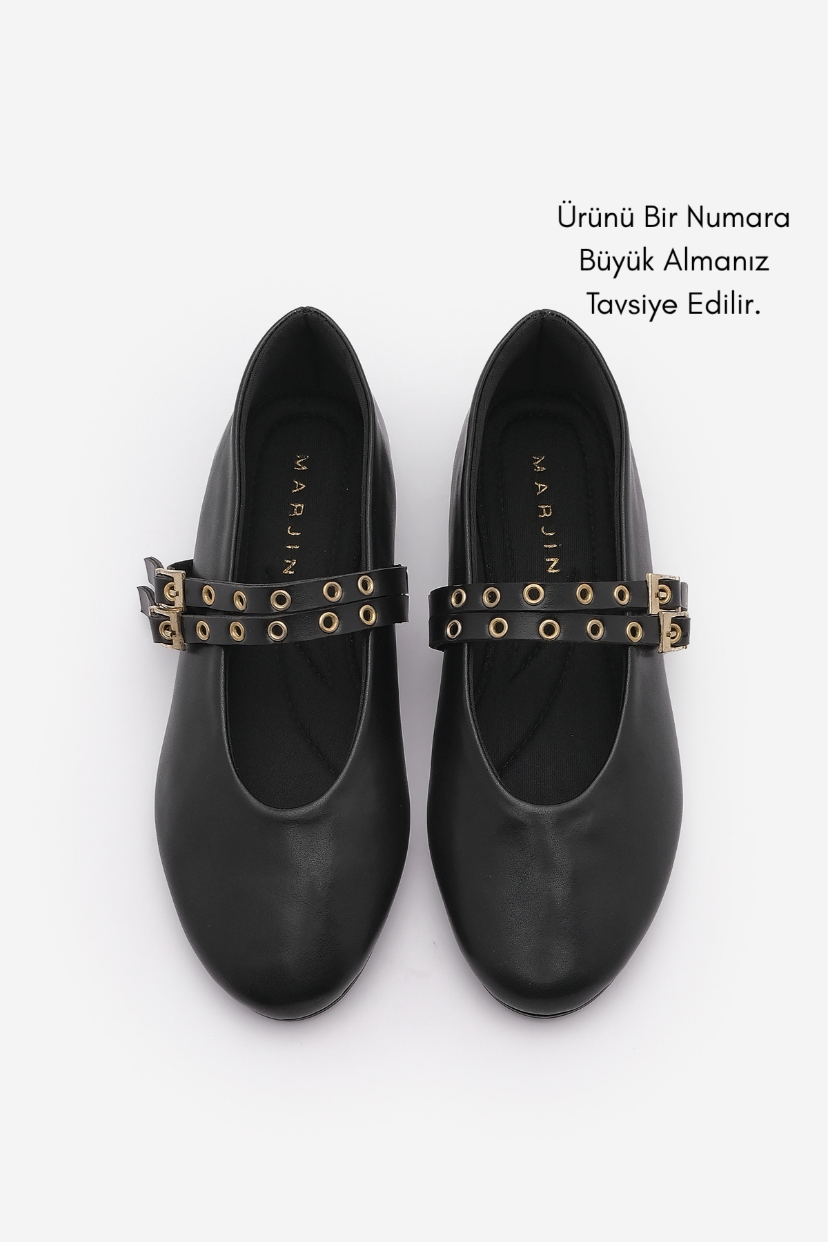 Women's Double Band Staple Casual Flats Bekosa Black