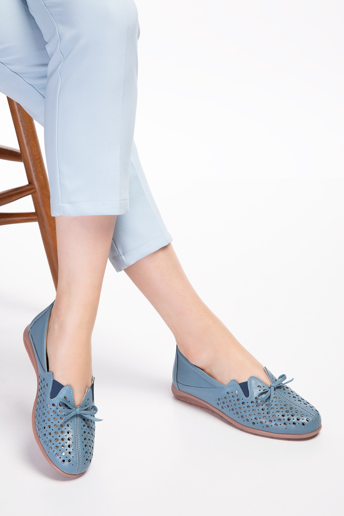 Genuine Leather Orthopedic Sole Casual Shoes Esfa.2605