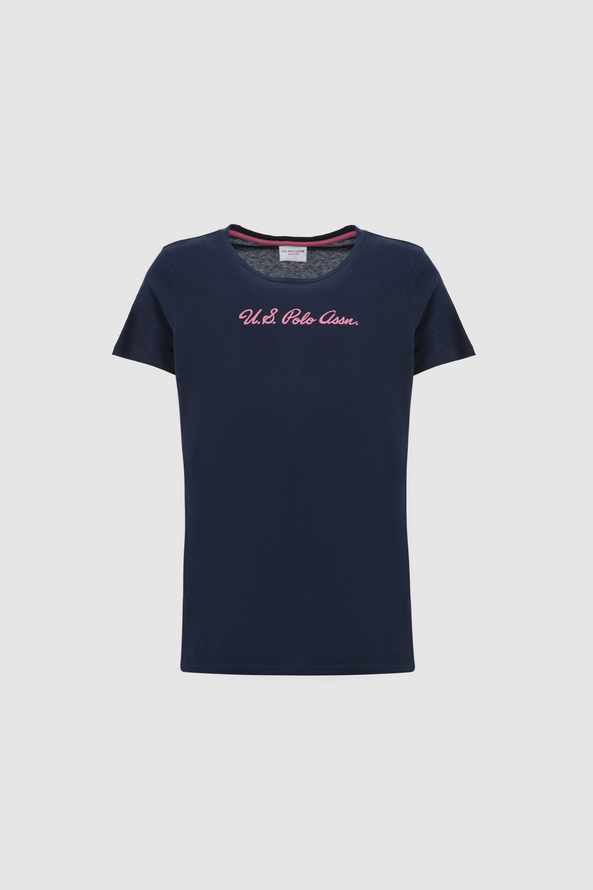 U.S. Polo Assn. Kadın Lacivert Basic Tişört 50323450-VR033 görsel 7