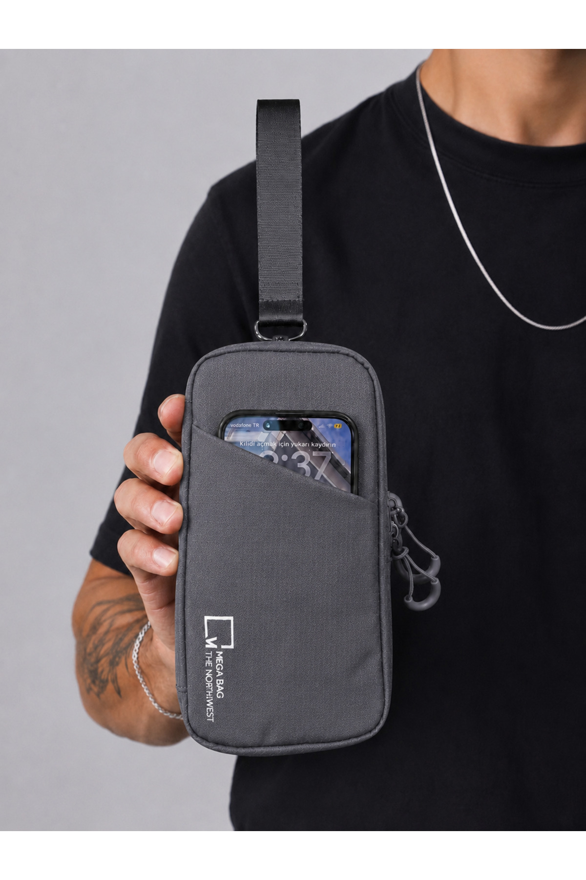 MEGA BAG THE NORTHWEST Unisex Kullanıma Uygun Çok Fonksiyonel Organizatör El Çantası En 23 Boy 12 görsel 7