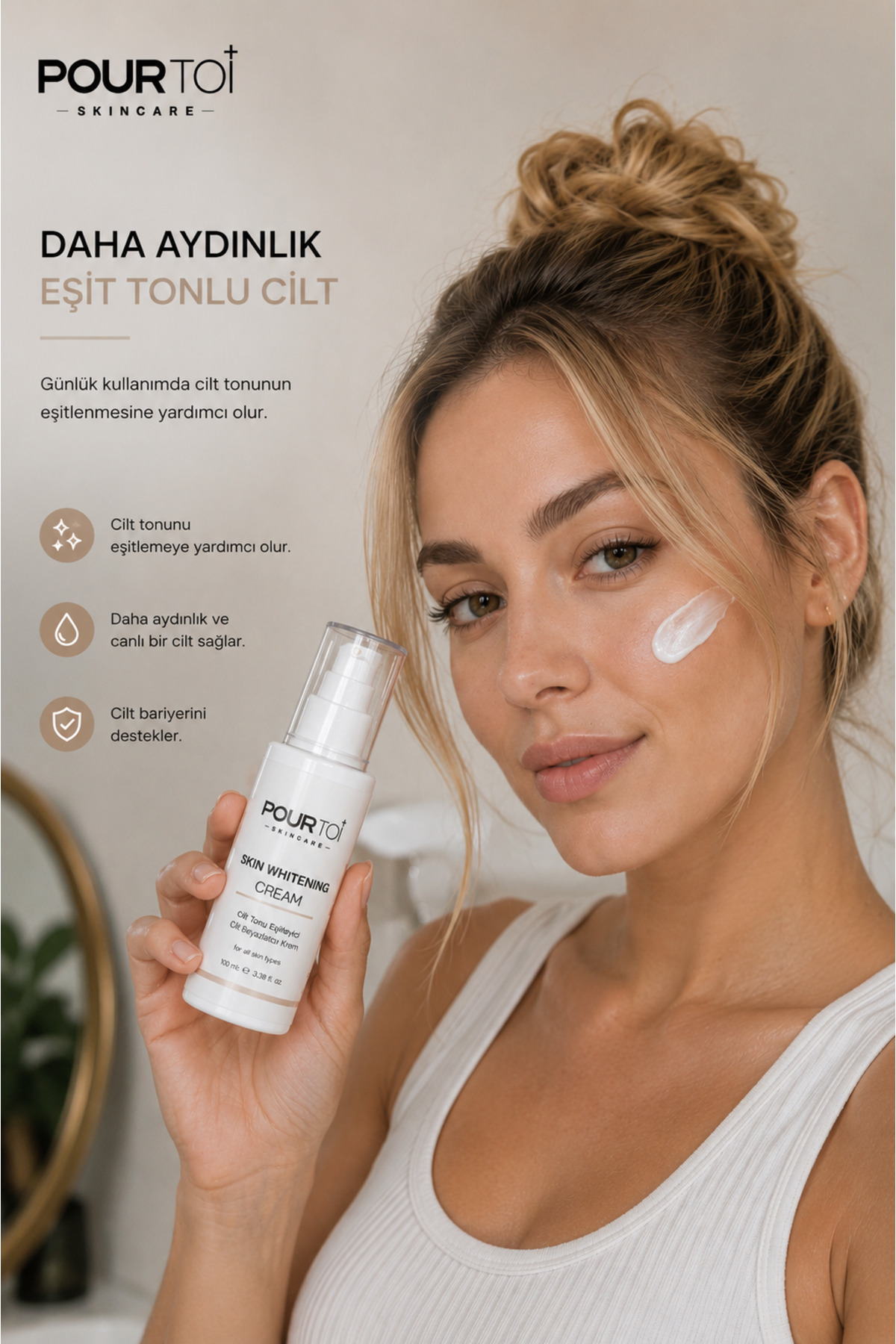 Cilt Beyazlatıcı Krem – Koltuk Altı ve Bikini Bölgesi Kararma Karşıtı Whitening Cream | 100 ml | — PTB001 — تصویر 5 از 7