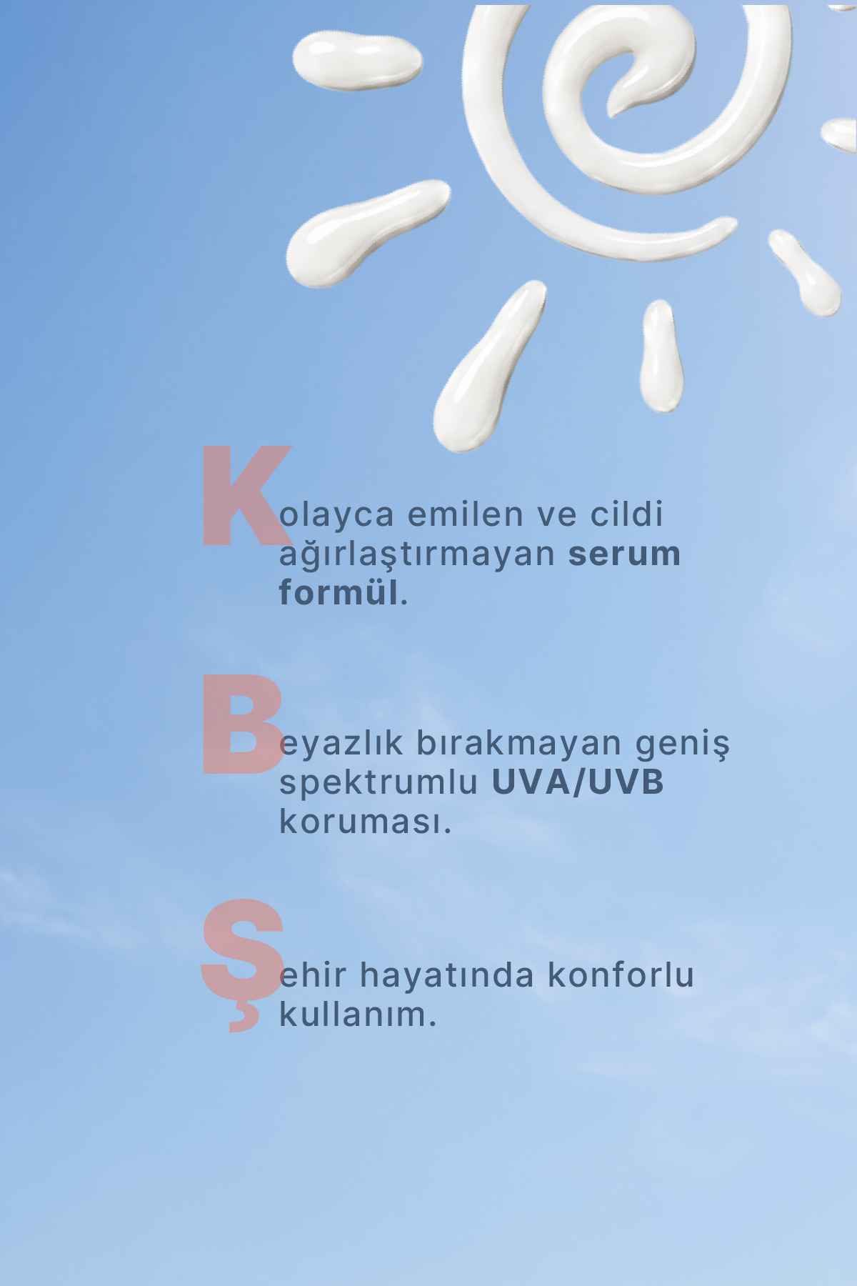 SPF 50+ Yüksek Korumalı Leke Karşıtı ve Günlük Güneş Serumu (Invisible Sun Fluid) Sun Drop - 30 ml — 6703c091efcba — تصویر 5 از 8