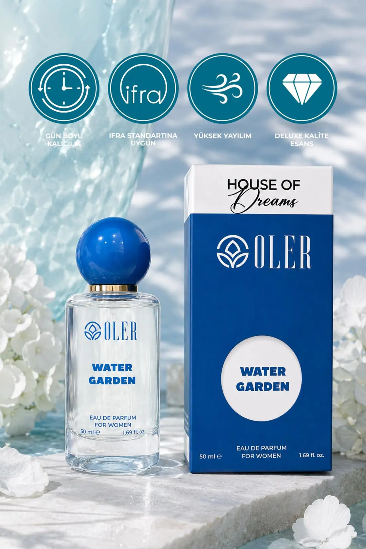 Oler House of Dreams Water Garden Kadın Parfüm EDP 50 ml | Yeşil