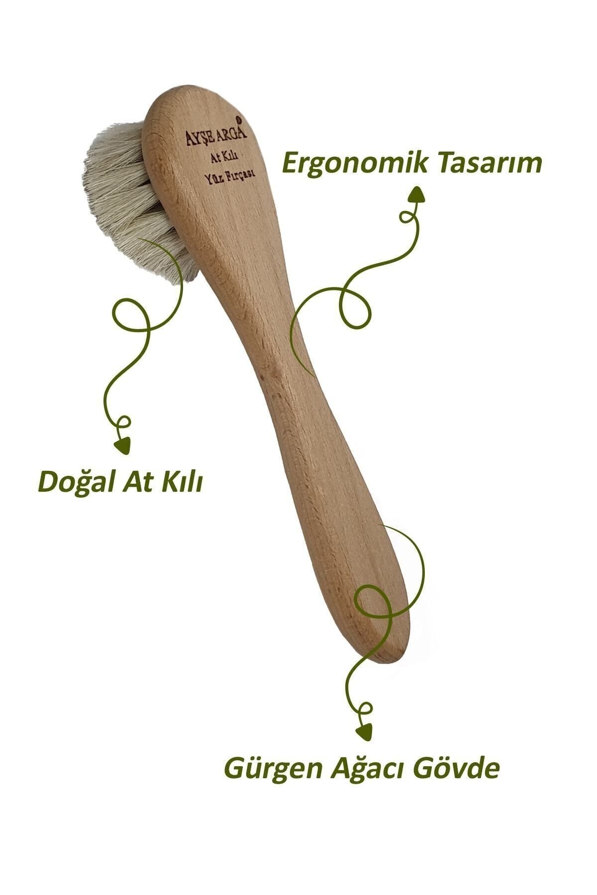 Doğal At Kılı Yüz Fırçası — ARD010 — تصویر 6 از 6