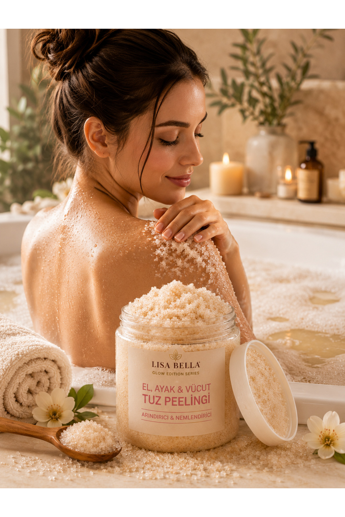 Soft Glow Vücut Peelingi | El, Ayak ve Vücut İçin Ölü Deri Arındırıcı Bakım LIbR👉 "Batık Karşıtı" — UTHSGV — تصویر 2 از 5