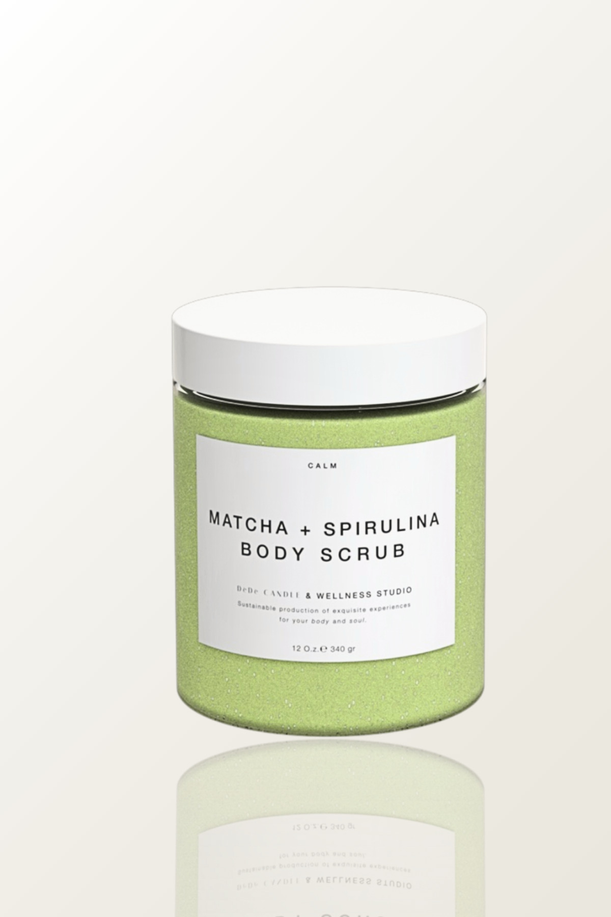 DeDe Candle & Wellness Studio Matcha Spirulina Body Scrub | Vücut Ovması Jel Peeling — MSJAR