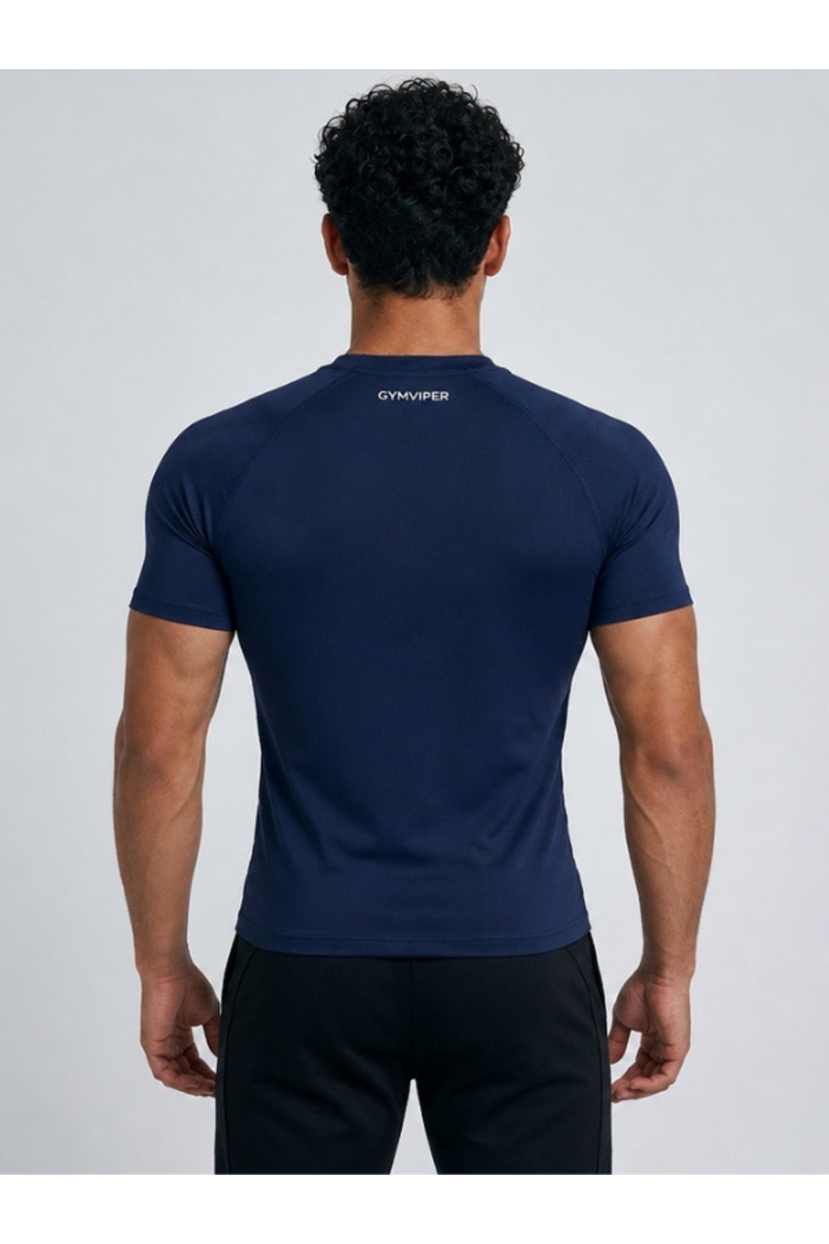 GYMVIPER Compression Erkek Lacivert Tişört görsel 4
