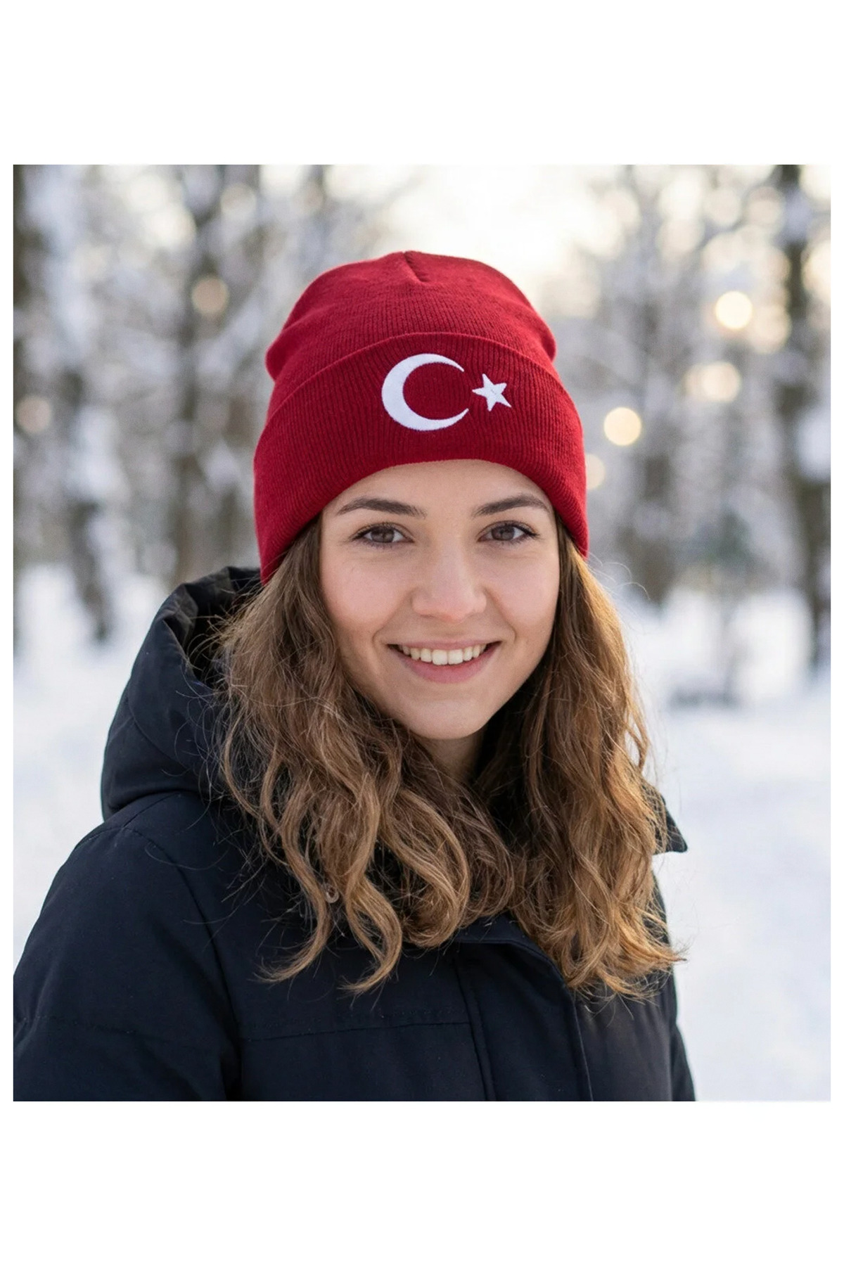 PIECE SIGNATURE Bayrak Nakışlı Bere görsel 2