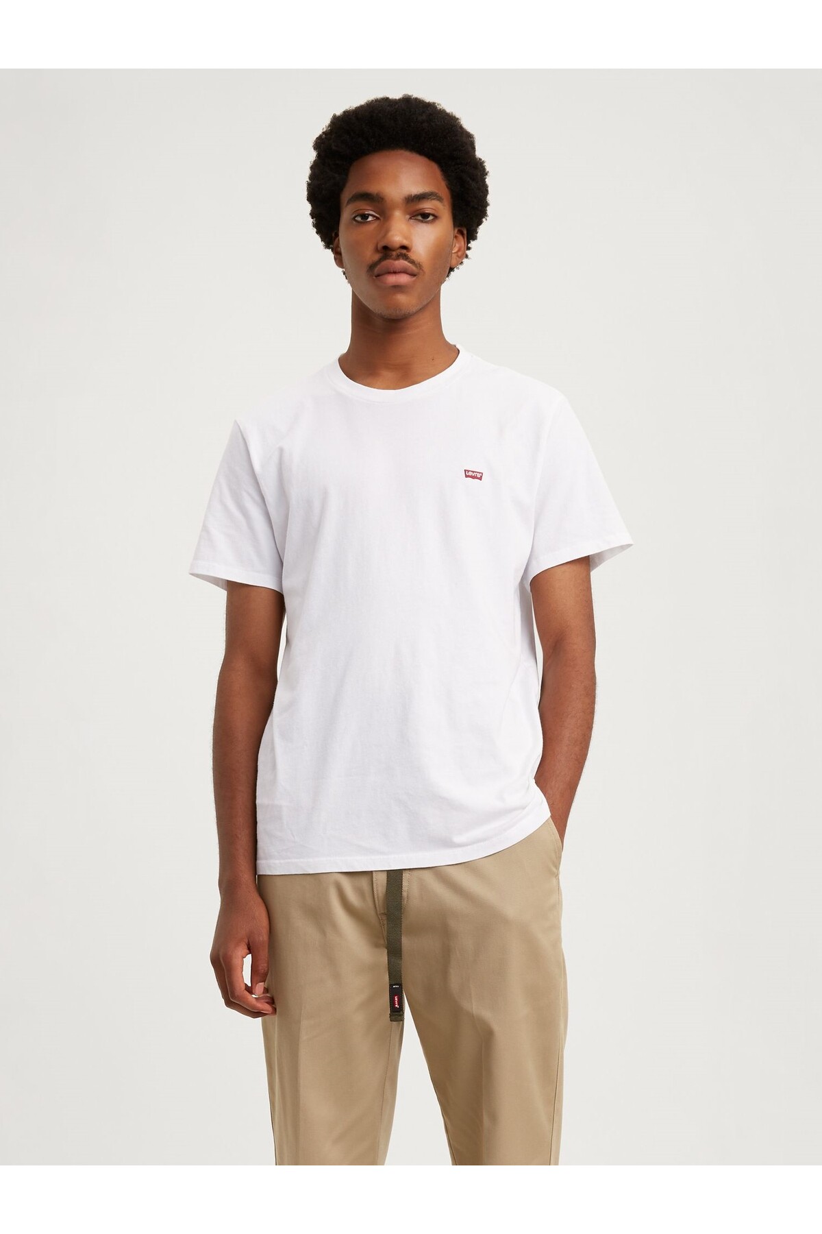 Levi's Ss Original Hm Tee Tr Cotton White Men's T-Shirt