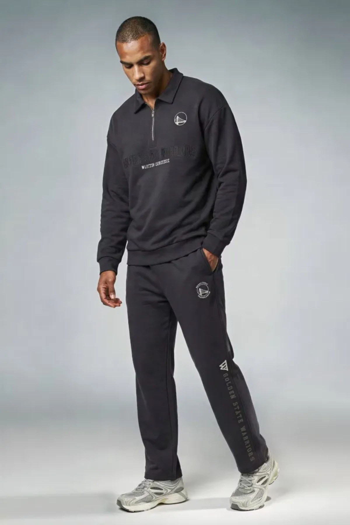 DeFacto NBA Golden State Warrıors Relax Fit Skuba Dalgıç Kumaş Jogger F6994AX26SP görsel 2