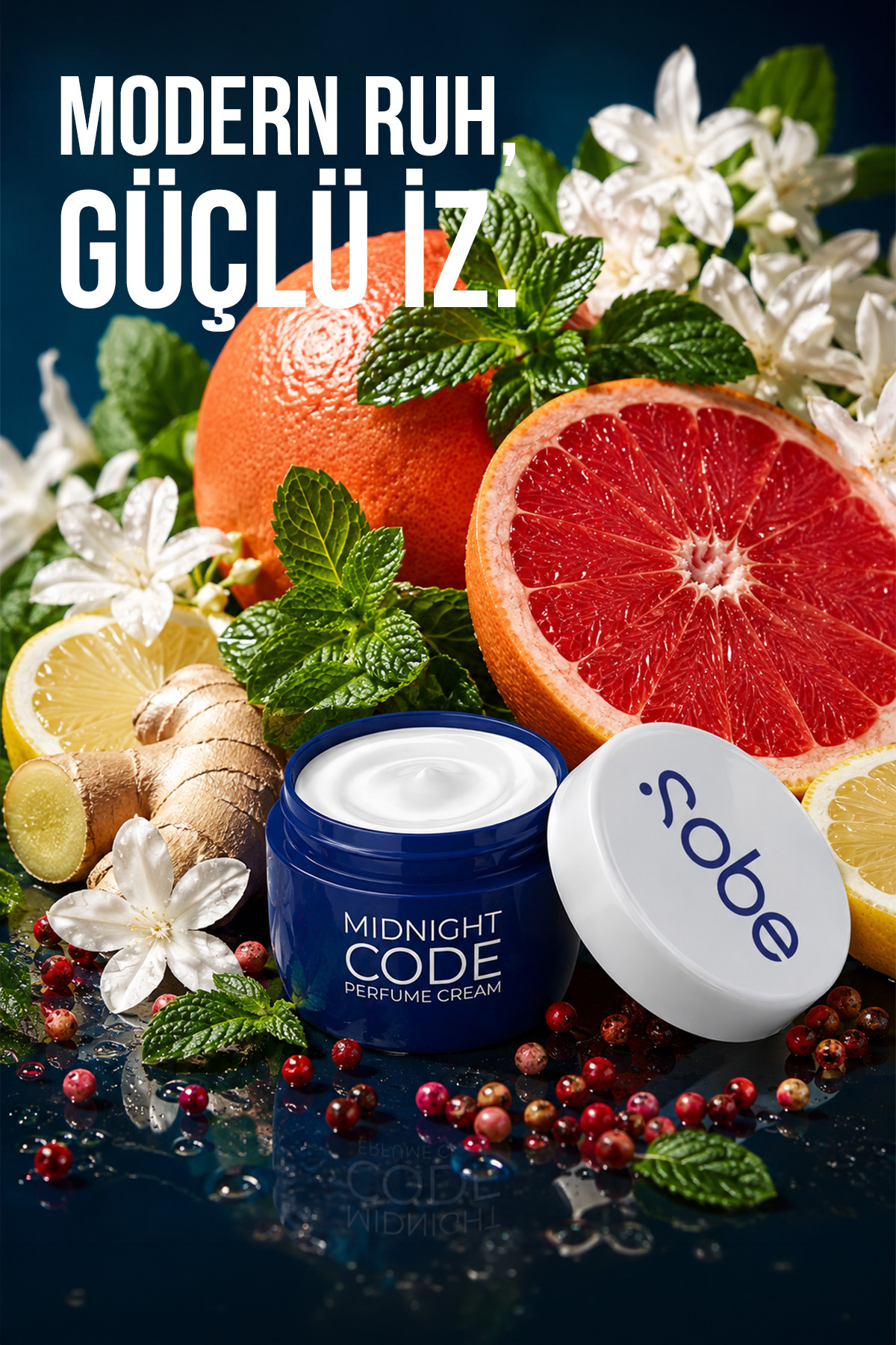 Parfümlü Nemlendirici Krem Midnight Code Erkek 25 ml — SBCR-005 — تصویر 3 از 5