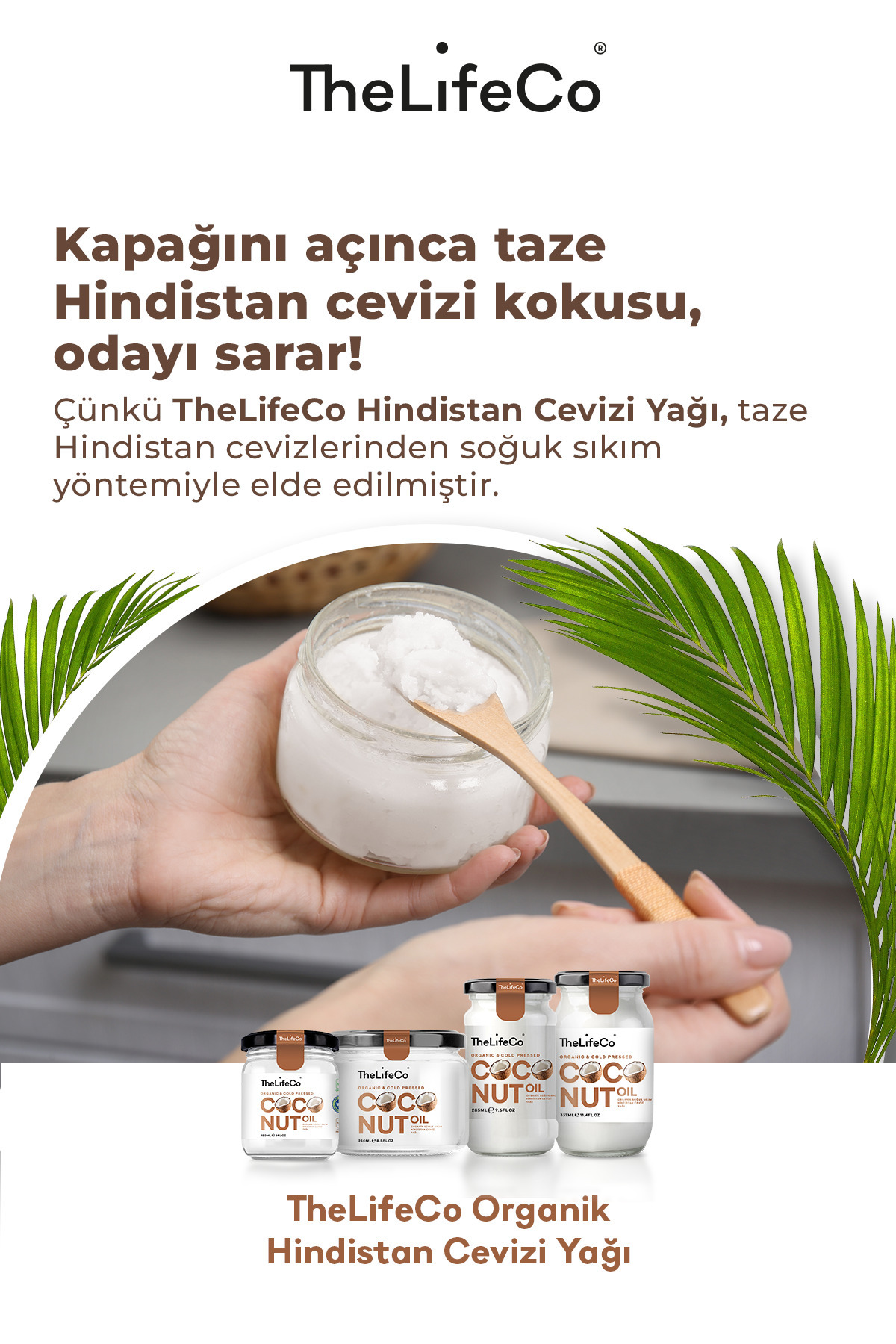 Organik Soğuk Sıkım Hindistan Cevizi Yağı 337 ml — 11-043 — تصویر 4 از 7