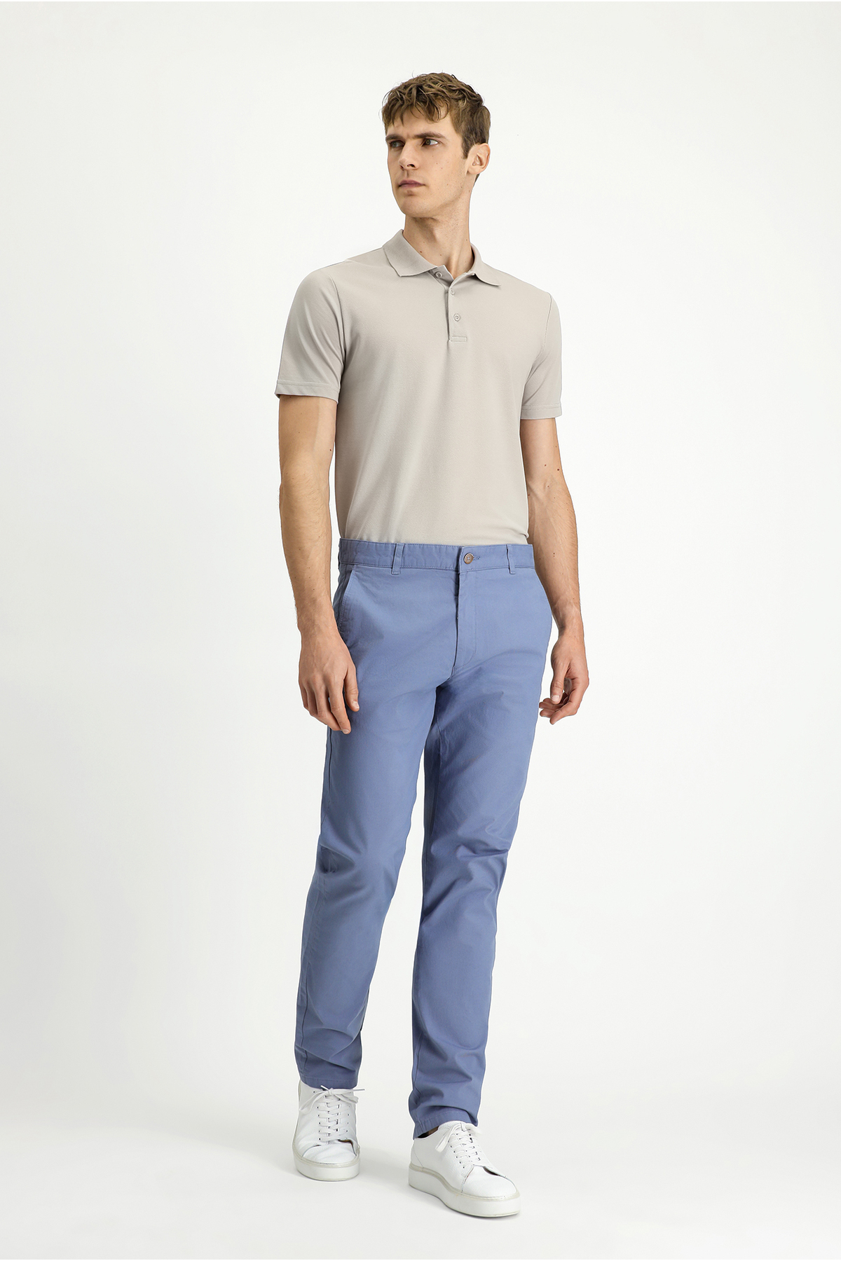 Kiğılı Relaxed Fit Rahat Kesim Likralı Kanvas / Chino Pantolon görsel 3