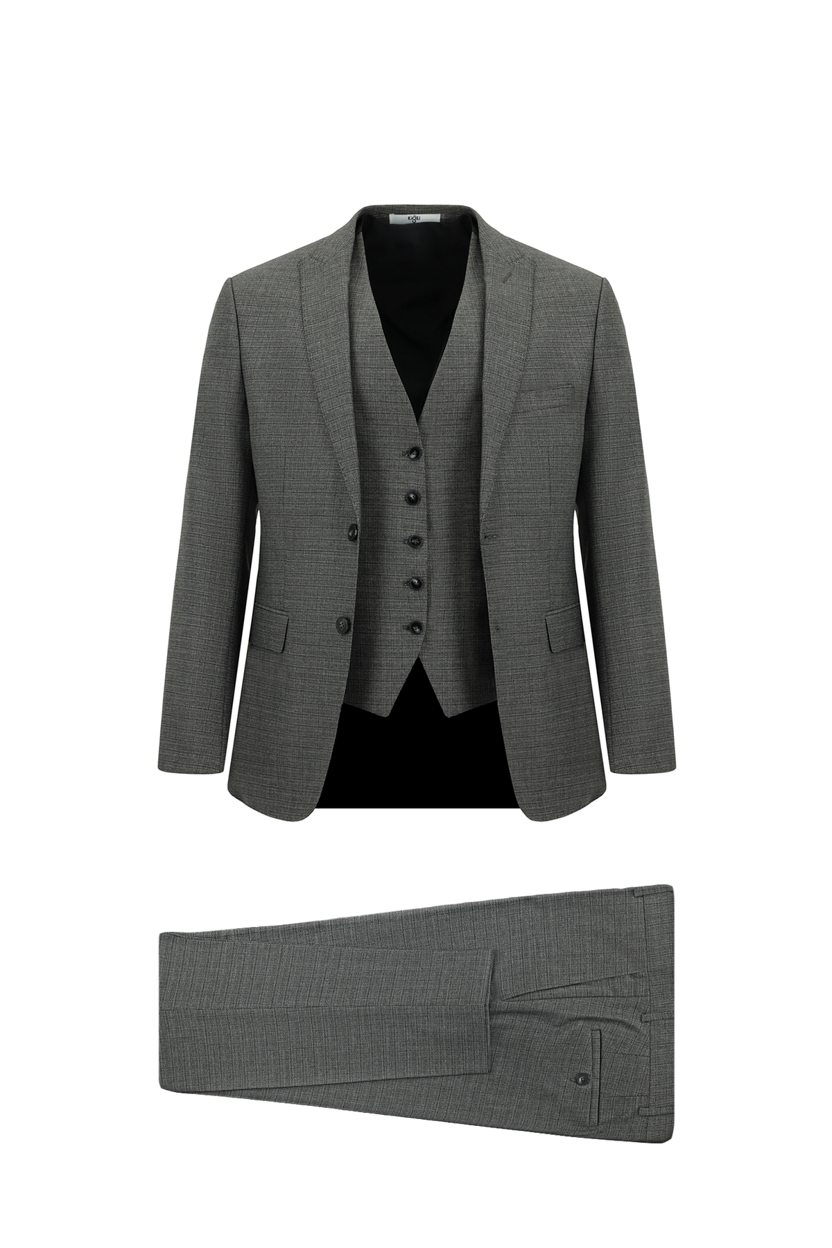 Kiğılı 7 Drop Super Slim Fit Eksra Dar Kesim Kombinli Yelekli Takım Elbise