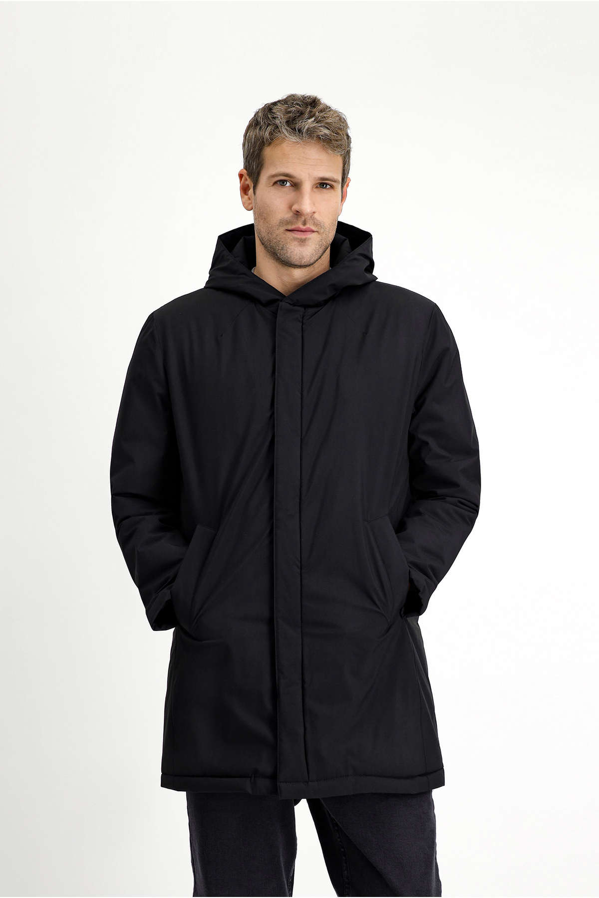 Kiğılı Slim Fit Dar Kesim Kapüşonlu Spor Şişme Kaban görsel 4