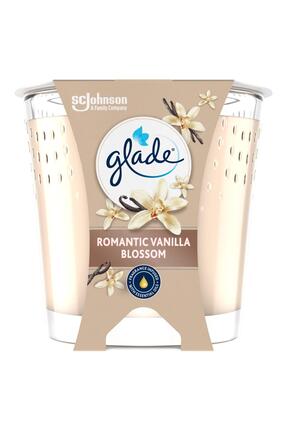Glade Mum Vanilya Kokulu Mum, Tek Fitilli, 112 g, Esansiyel Yağ İçeren Koku, ...