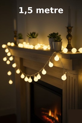 Sanctum 1,5 Metre Dekoratif Boncuk Pilli Led Işık