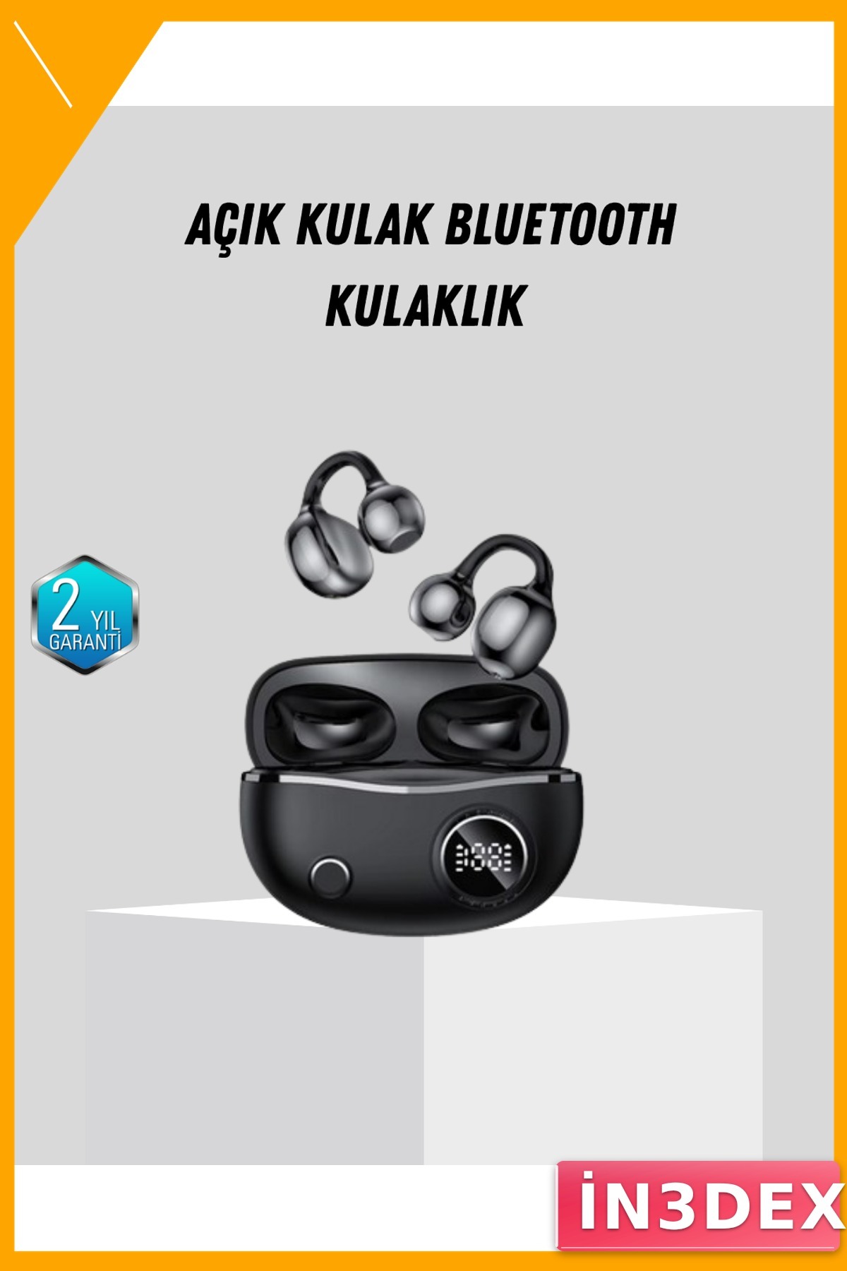 Açık Kulak Bluetooth Kulaklık 5.4 APTX Destekli Ergonomik Tasarım