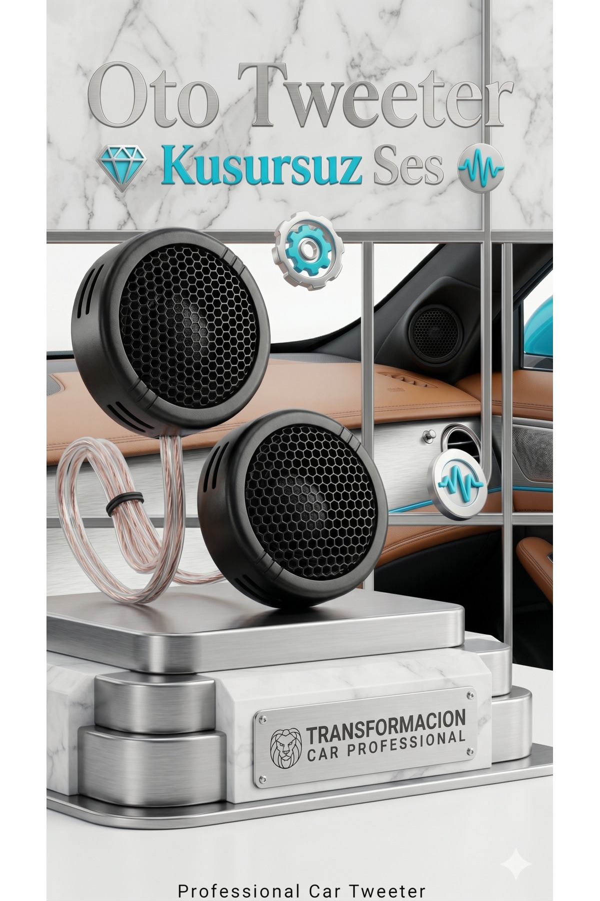 Transformacion TS-S250 Eversonic Tweeter Seti 350W Yüksek Kristal