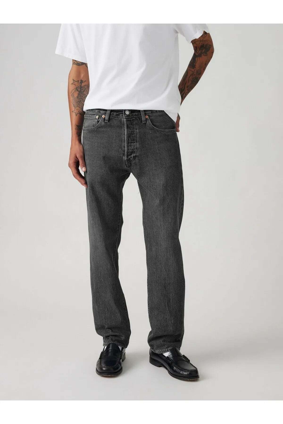 ۵۰۱ دوره فشرده لویس اورجینالخاکستری لیوایز شلوار جین Levi's