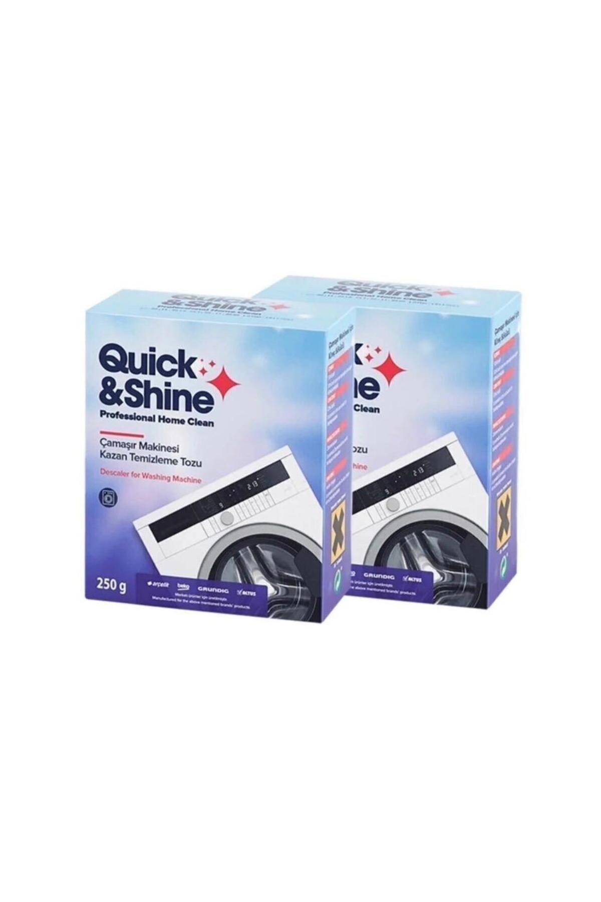 Quick&Shine ÇAMAŞIR MAKİNESİ KAZAN TEMİZLEME TOZU 2 ADET
