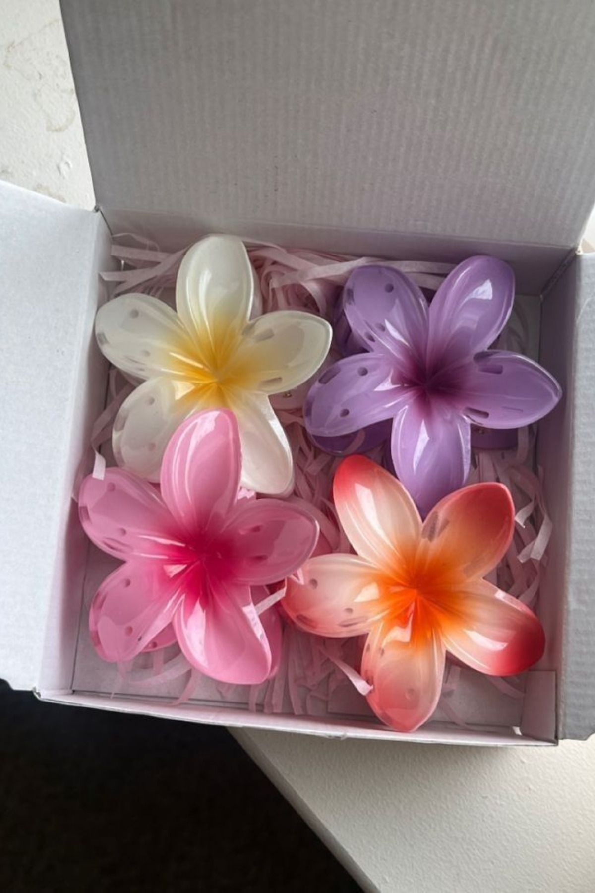 monalisatoka Lotus Çiçeği Mandal Toka - Hawai Çiçeği Lotus Toka Seti 4lü