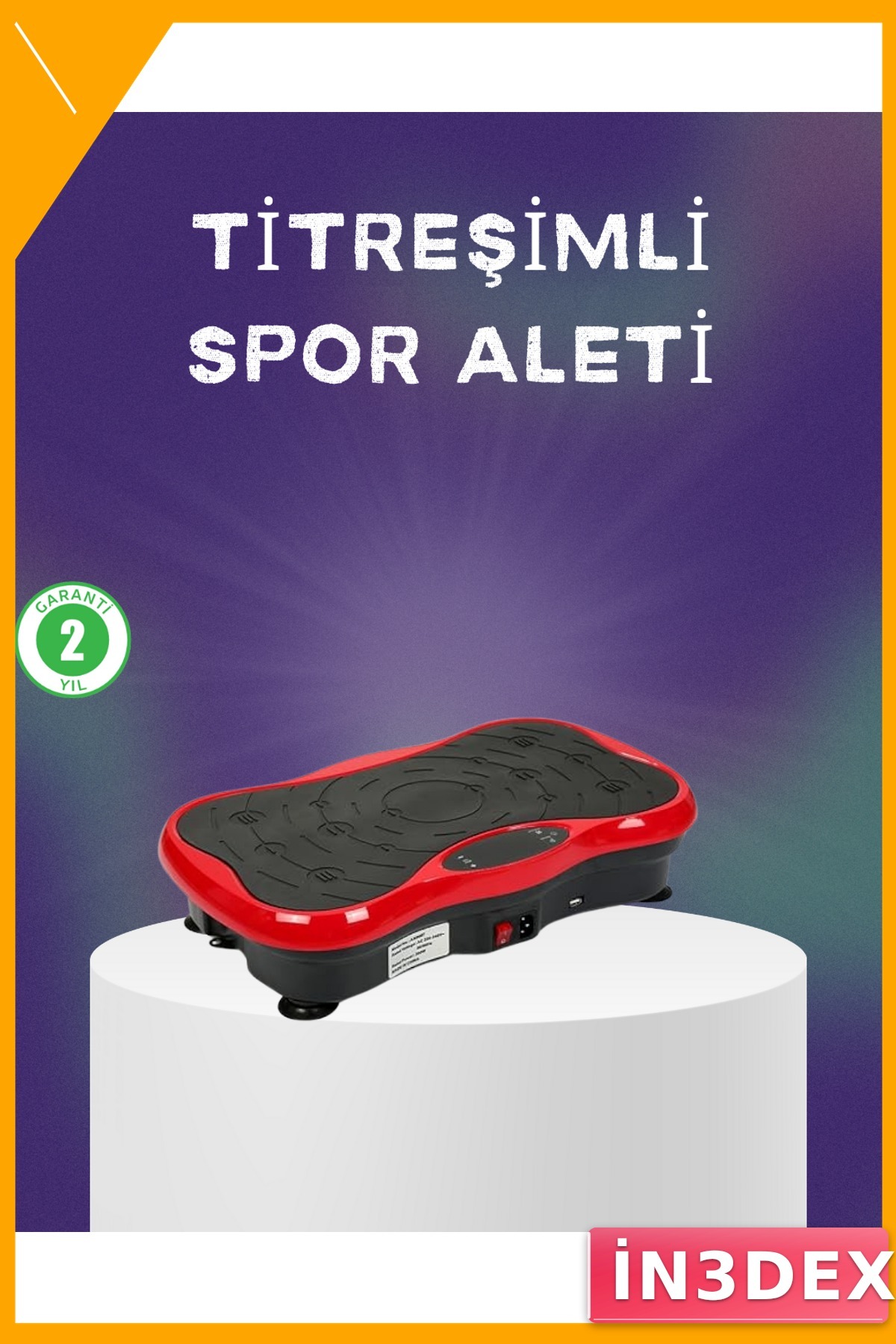 Titreşimli Egzersiz Platformu Evde Spor Fitness Cihazı