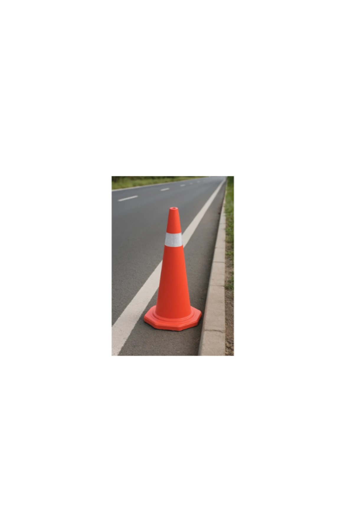 Pe Trafik Konisi | Tek Reflektifli – 90 cm 2