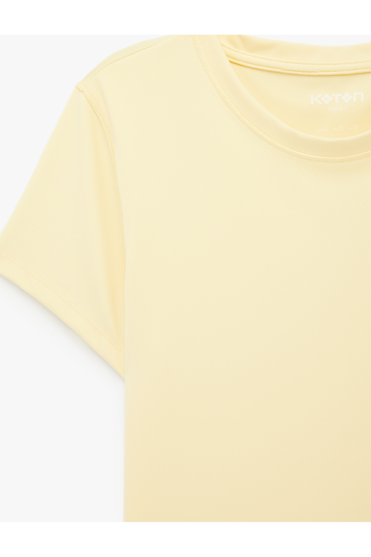 Koton Slim Fit Kısa Kollu Bisiklet Yaka Spor Tişört görsel 5