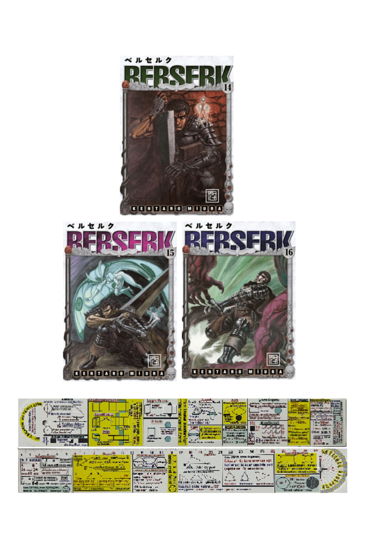 Destek Yayınları Berserk 14-15-16. Ciltler Manga Seti + Özel