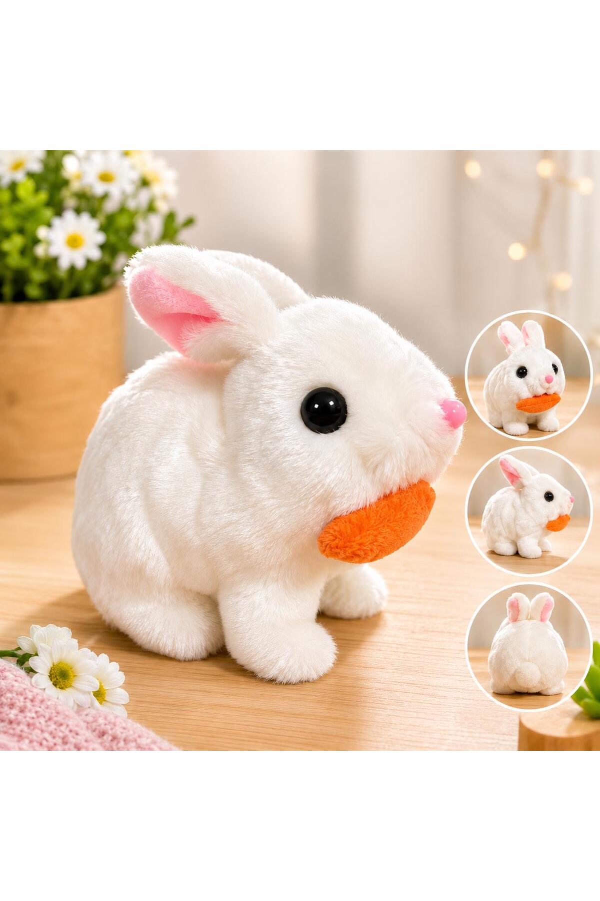 MyClean Elektronik Pilli Zıplayan Hareketli Iıklı Peluş Sevimli