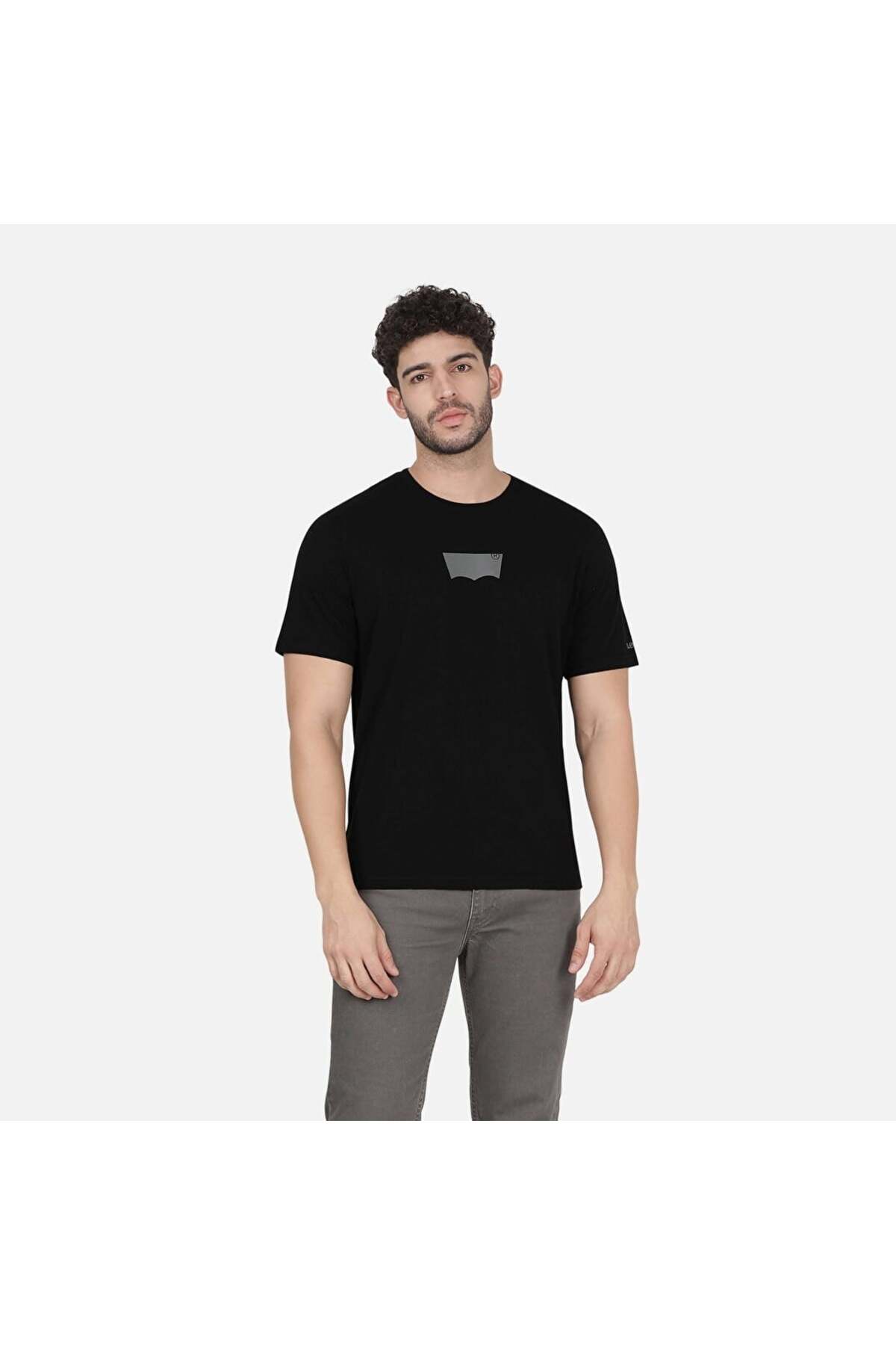 Levi's Levis Crew Neck Men's Black 100% Cotton T-Shirt A2082-0147