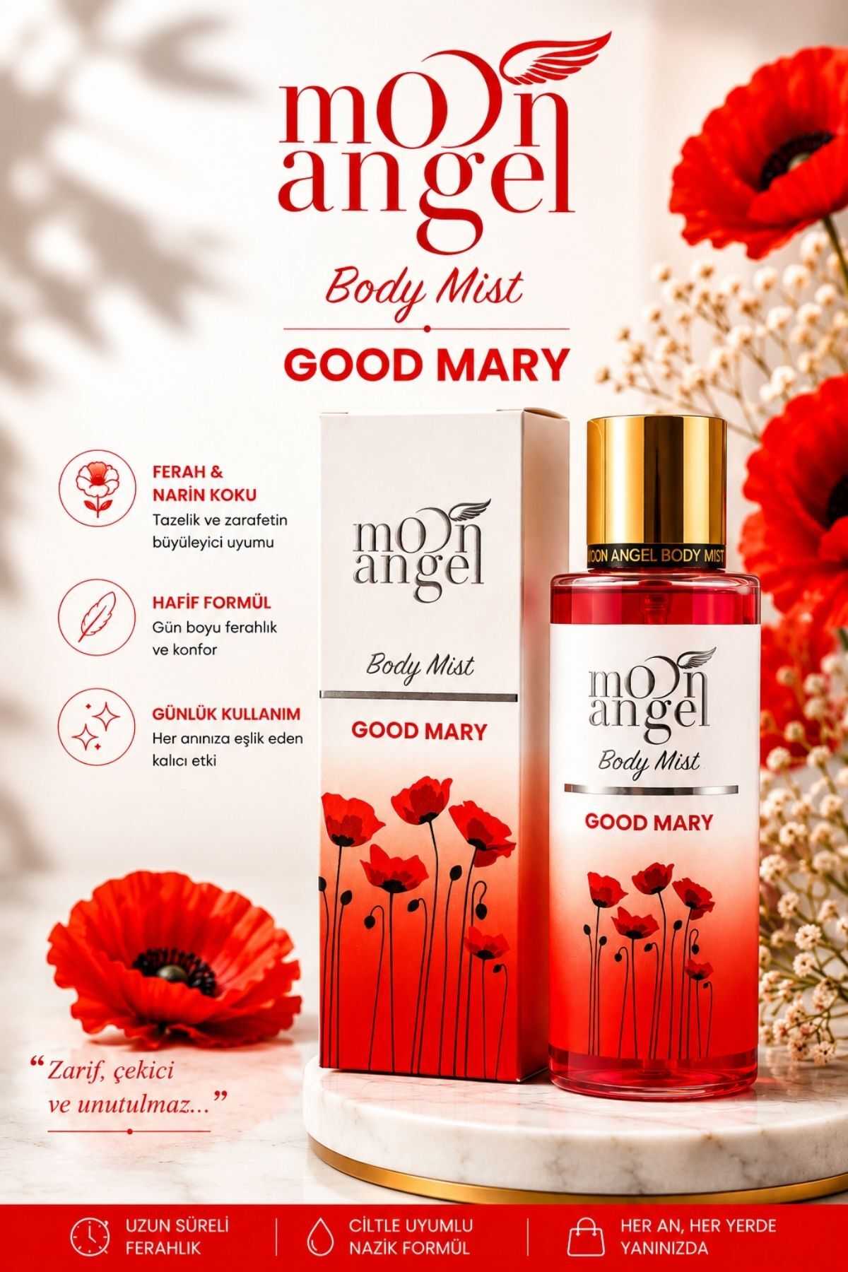 Kadın Parfümlü Body Mist Good Mary 250 ml Vücut Spreyi — görsel 1