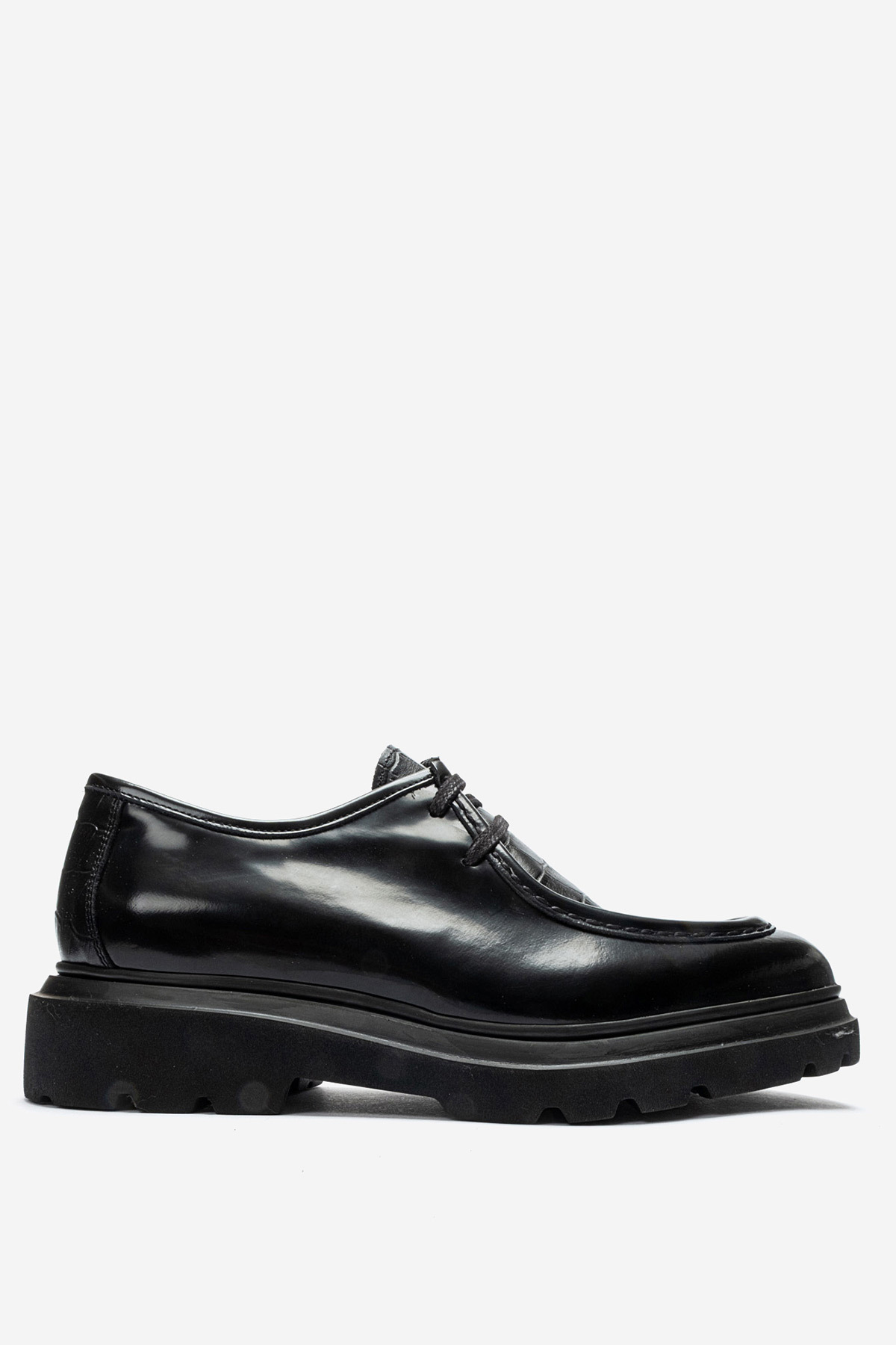 Dericlub Erkek Kalın Taban Klasik Loafer Gerçek Deri FR 54081 SİYAH AÇMA