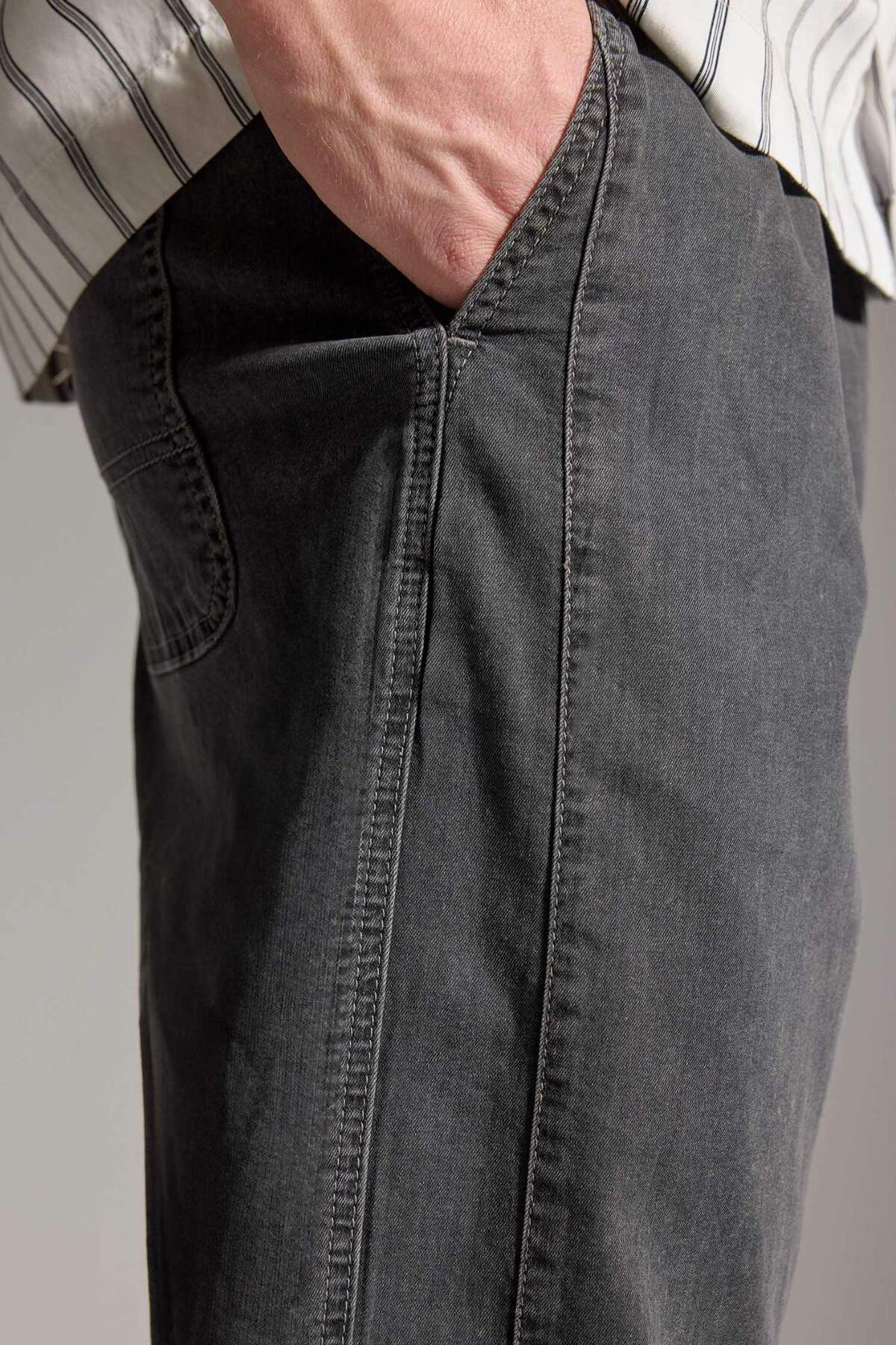 DeFacto Ultra Hafif Baggy Fıt Pantolon I0433AX26SM görsel 5